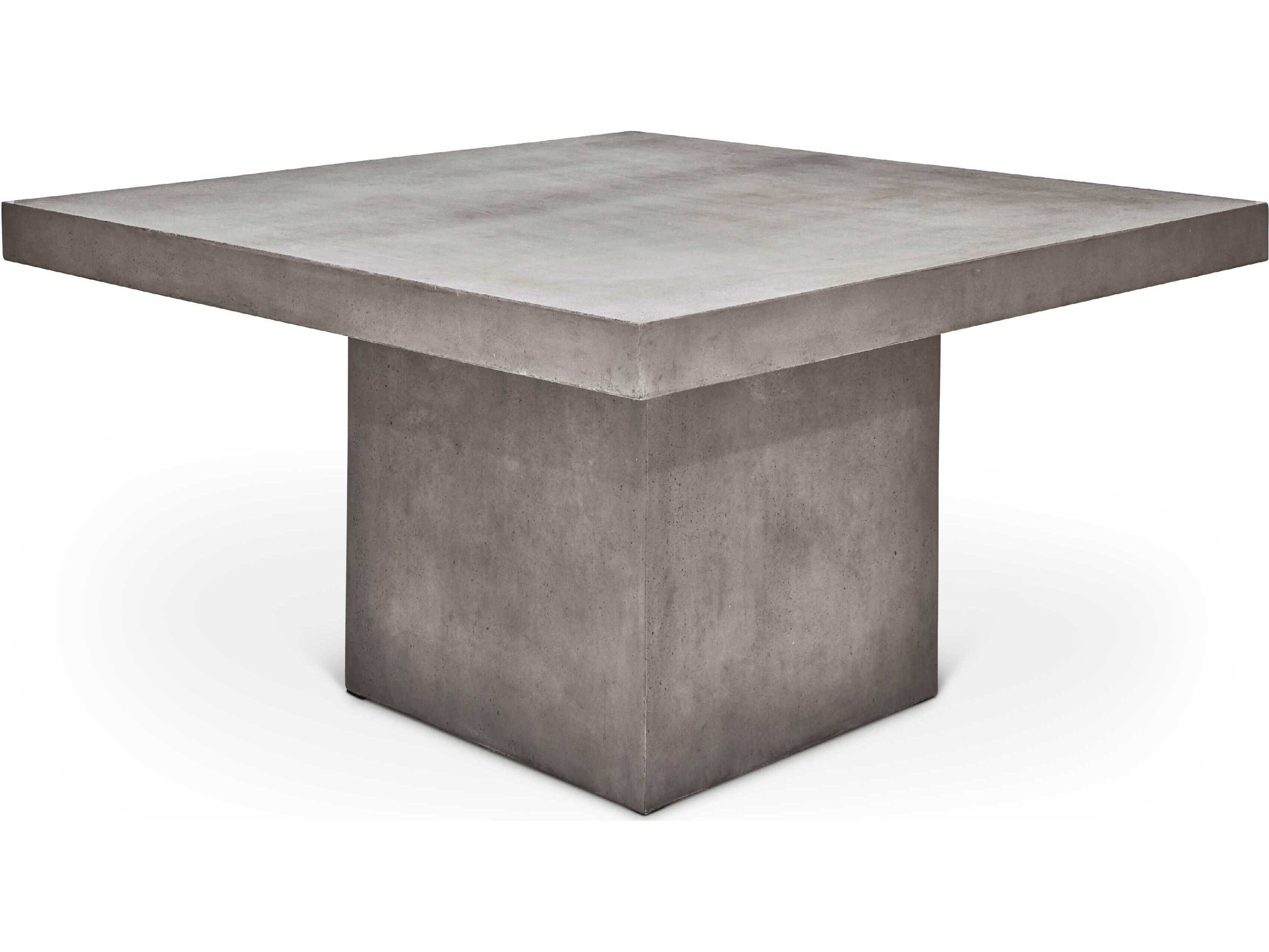 Urbia Outdoor Mixx Una Dark Grey Concrete Square Counter Table