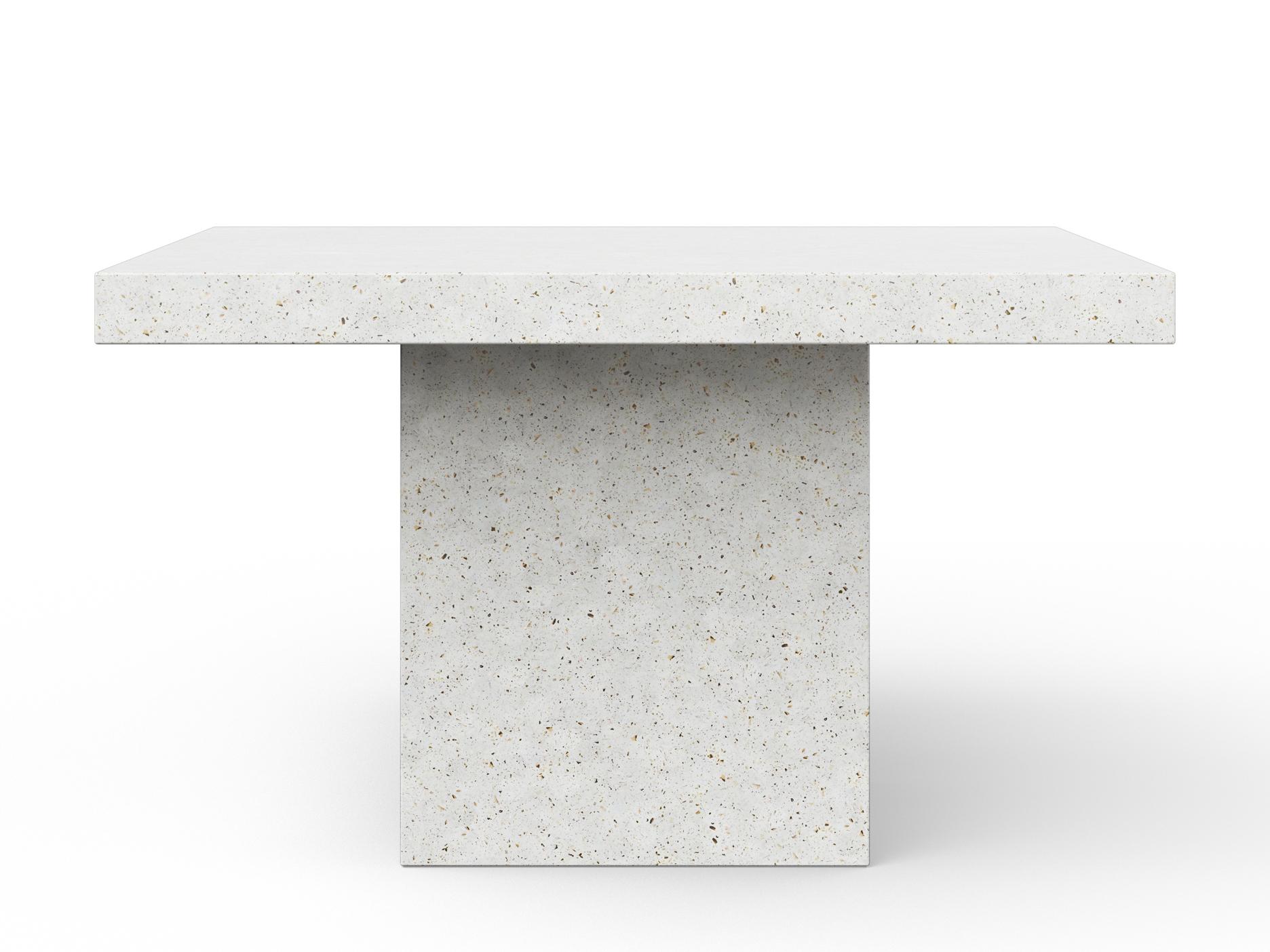 Urbia Outdoor Mixx Ivory Terrazzo Concrete Square Counter Table