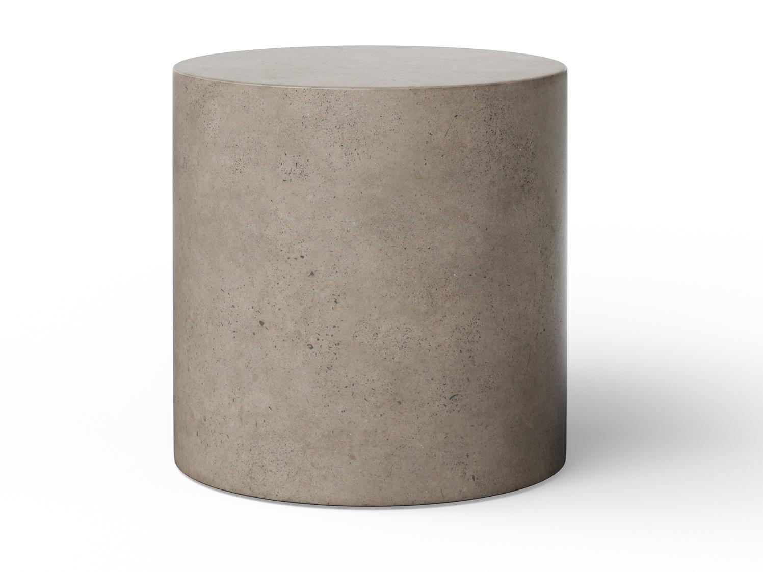 Urbia Outdoor Mixx Dark Grey Concrete Round End Table