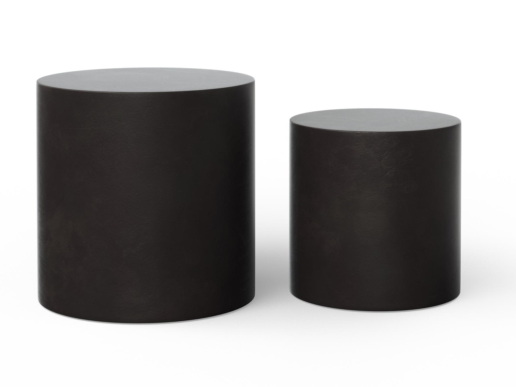 Urbia Outdoor Mixx Lava Concrete Round End Table