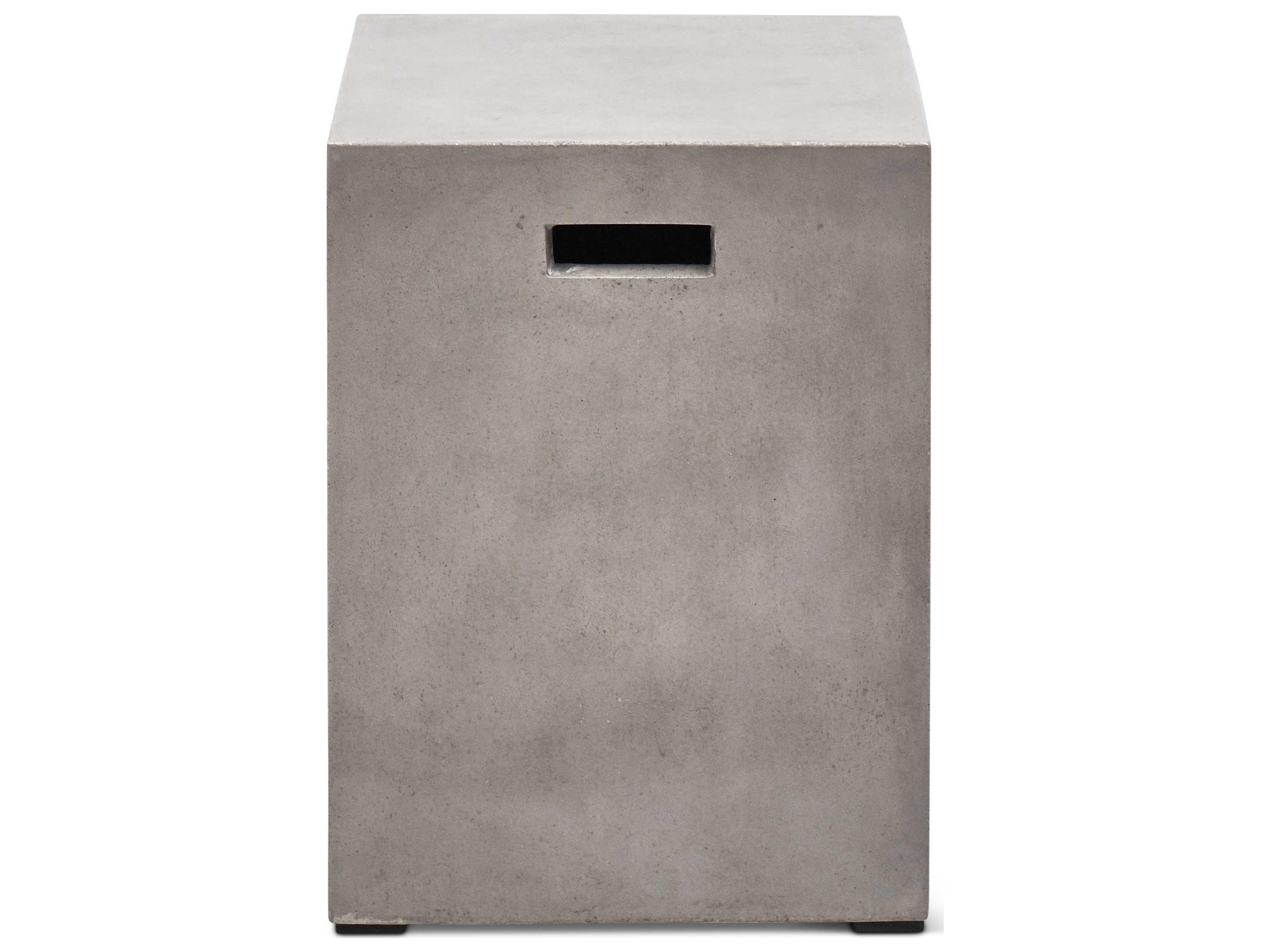 Urbia Outdoor Una Dark Grey Concrete Dining Chair