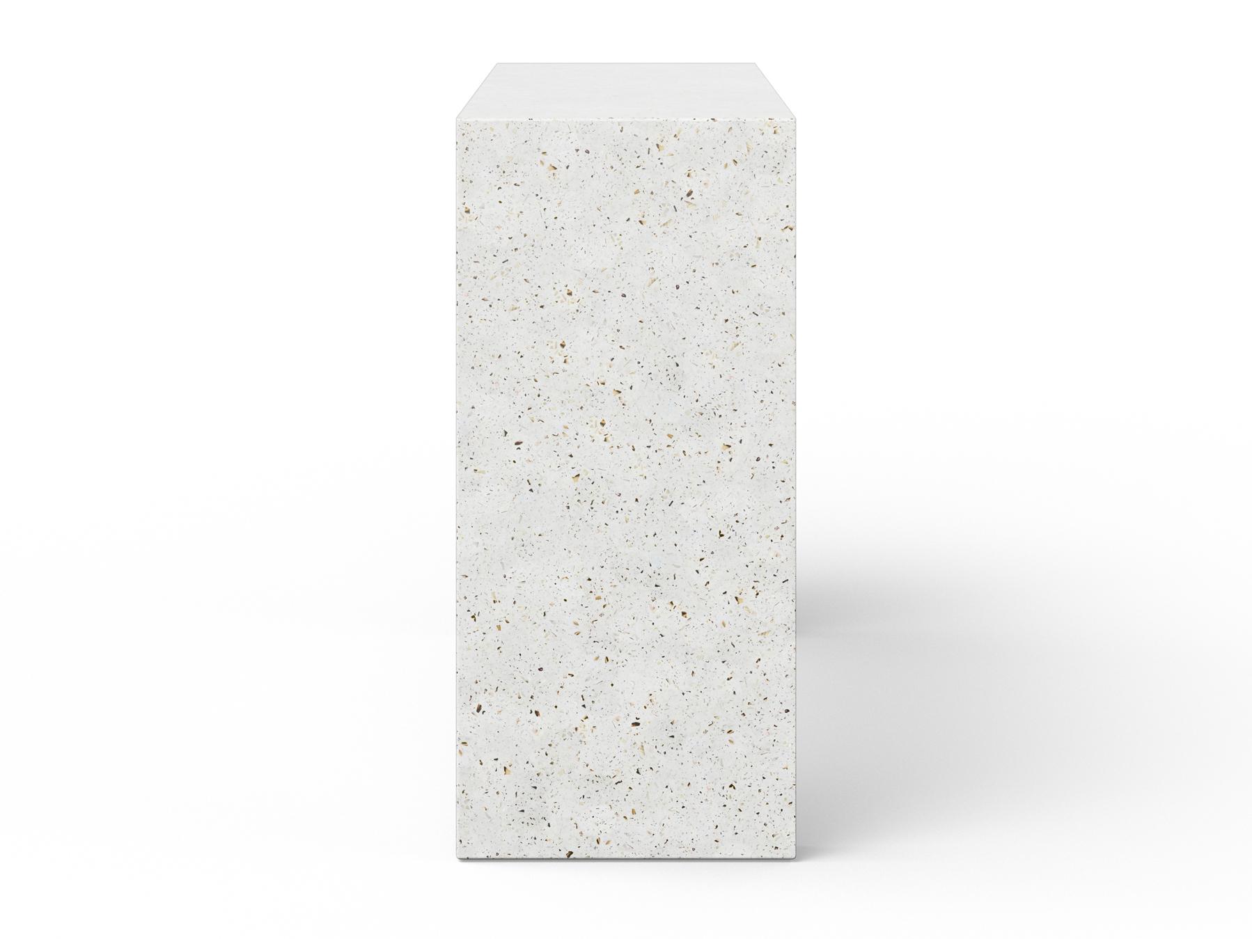 Urbia Outdoor Mixx Ivory Terrazzo Concrete Rectangular Console Table