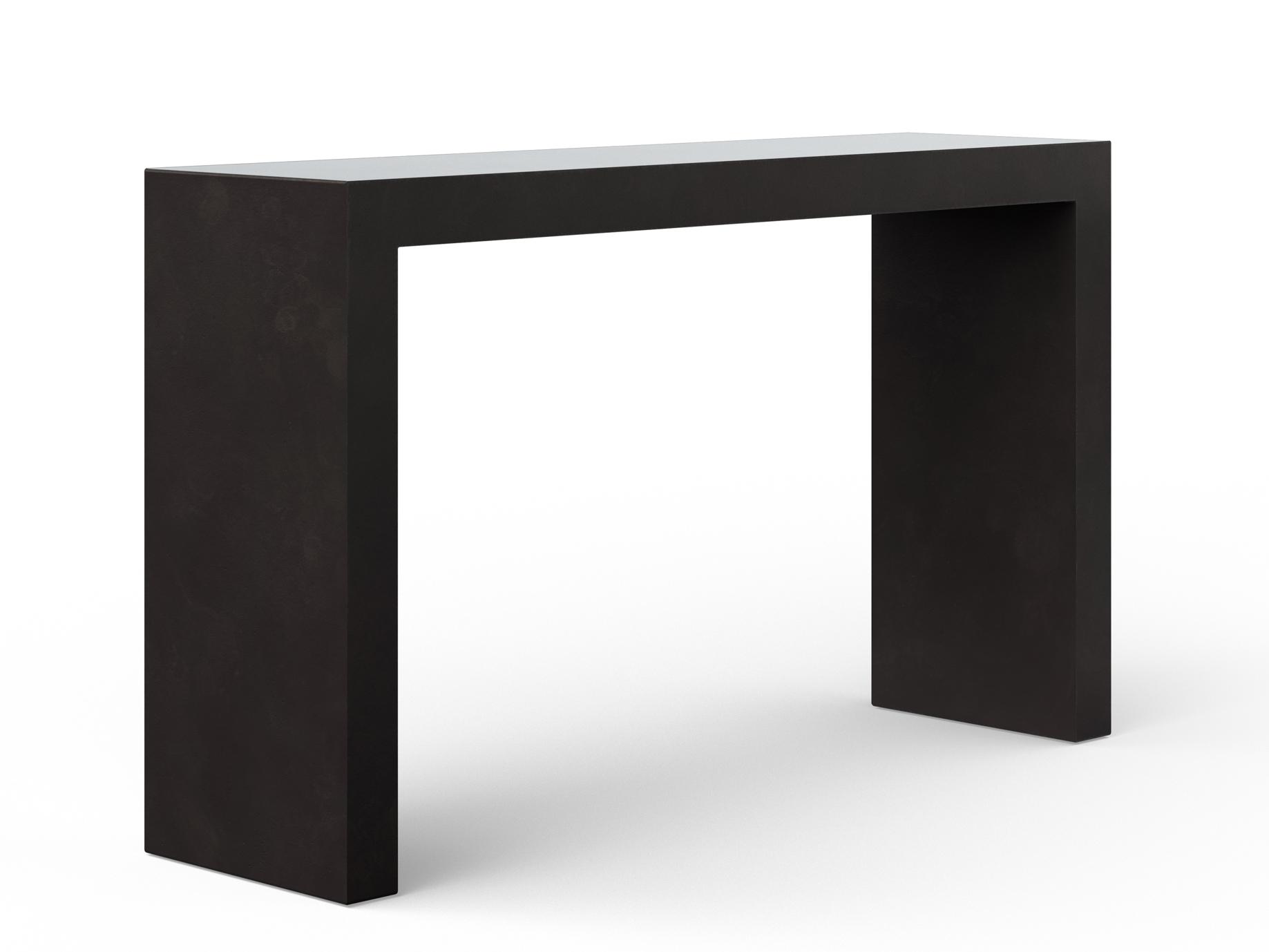 Urbia Outdoor Mixx Lava Concrete Rectangular Console Table