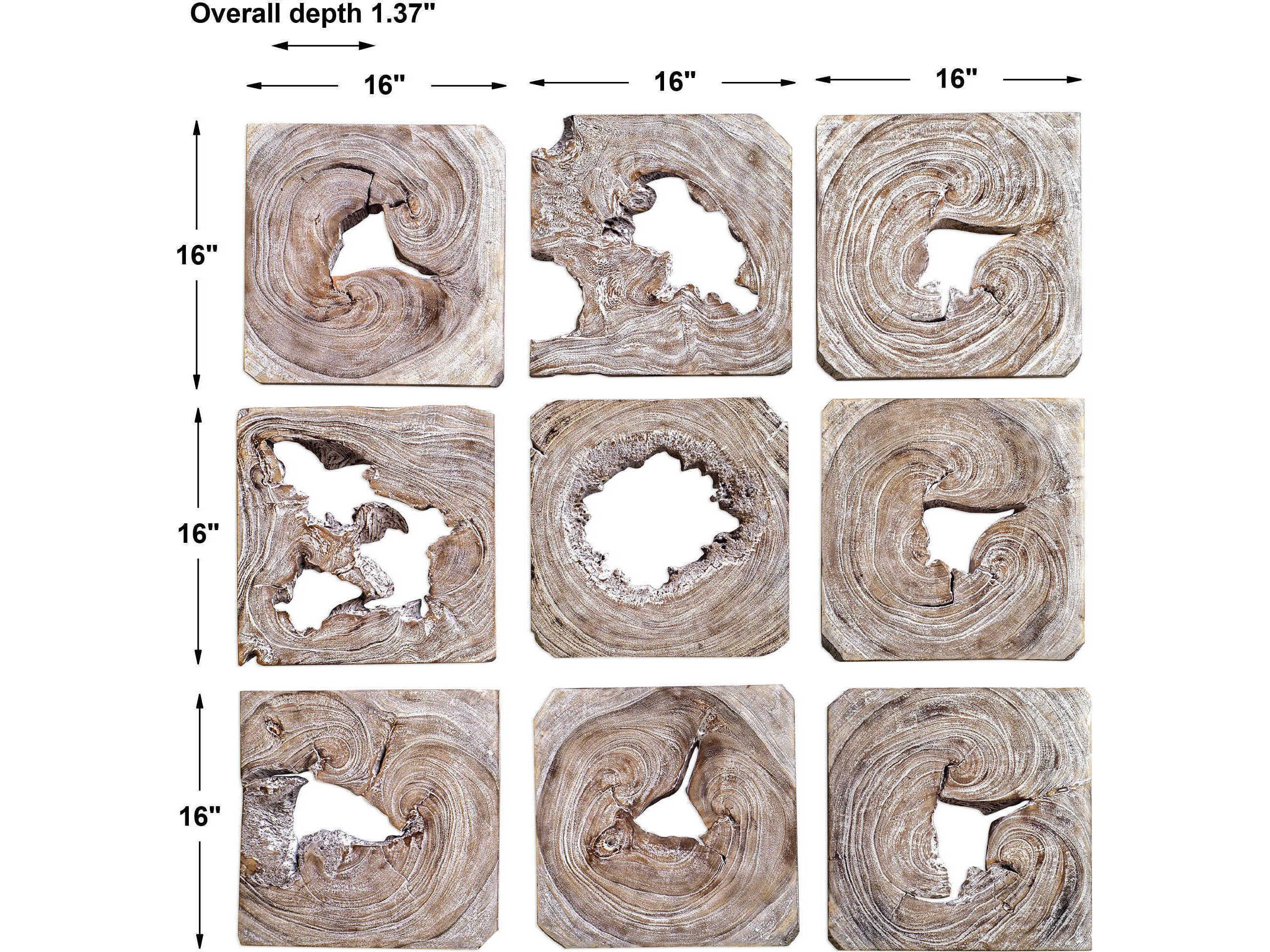 Uttermost Bahati Wood Wall Art