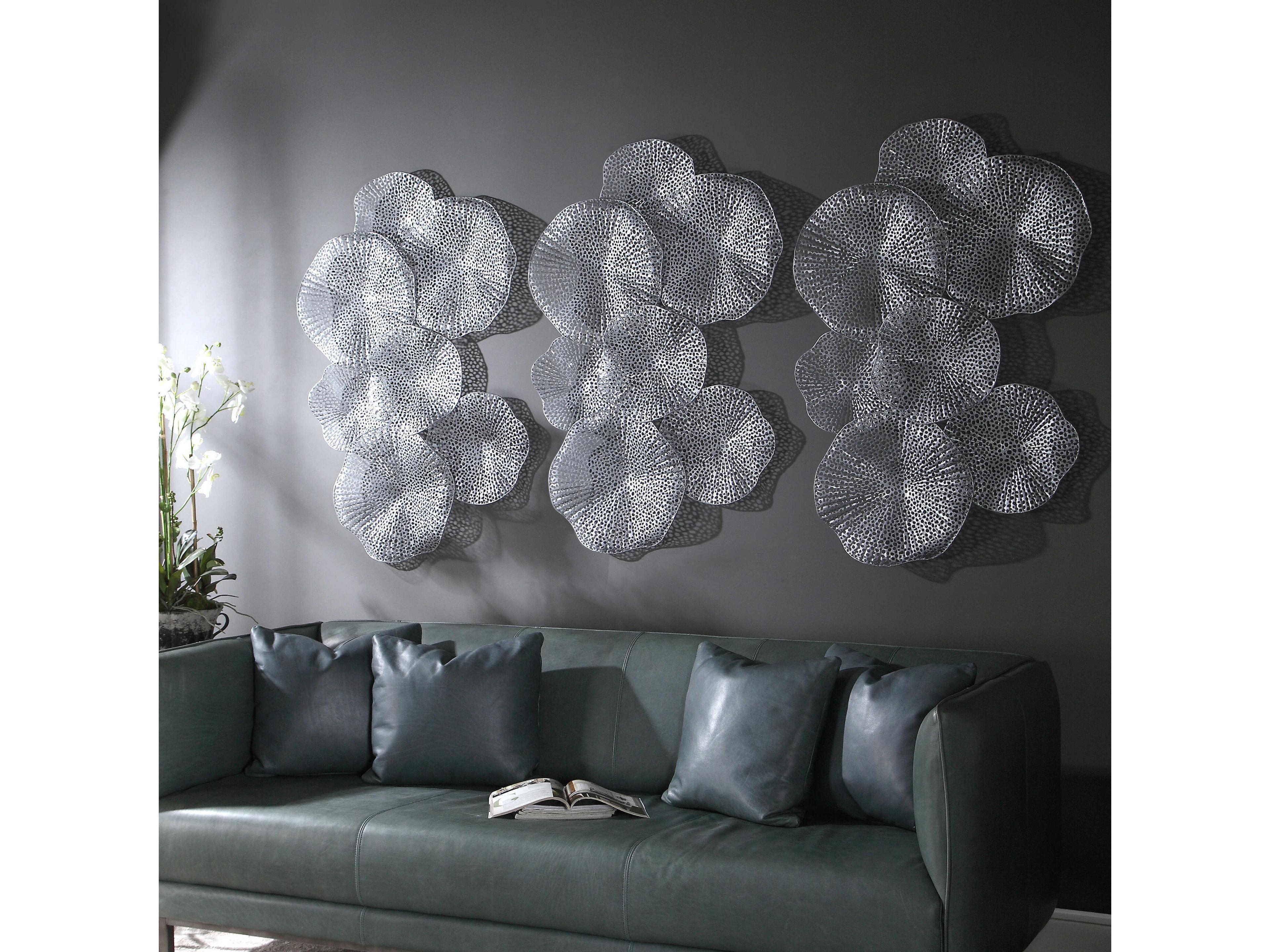 Uttermost Ripley Pewter Metal Wall Art