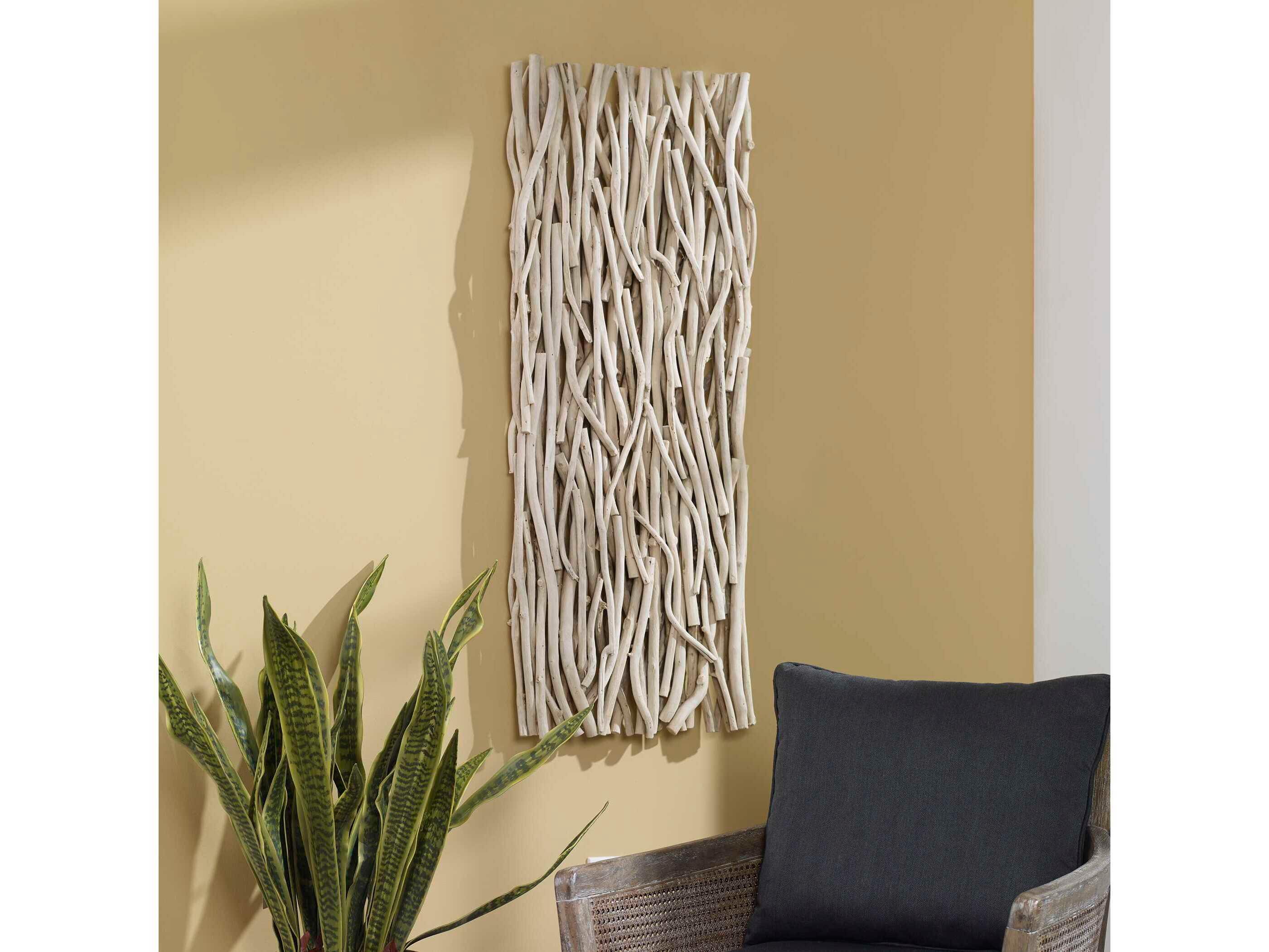 Uttermost Gathered Teak Bleached Wood Wall Decor