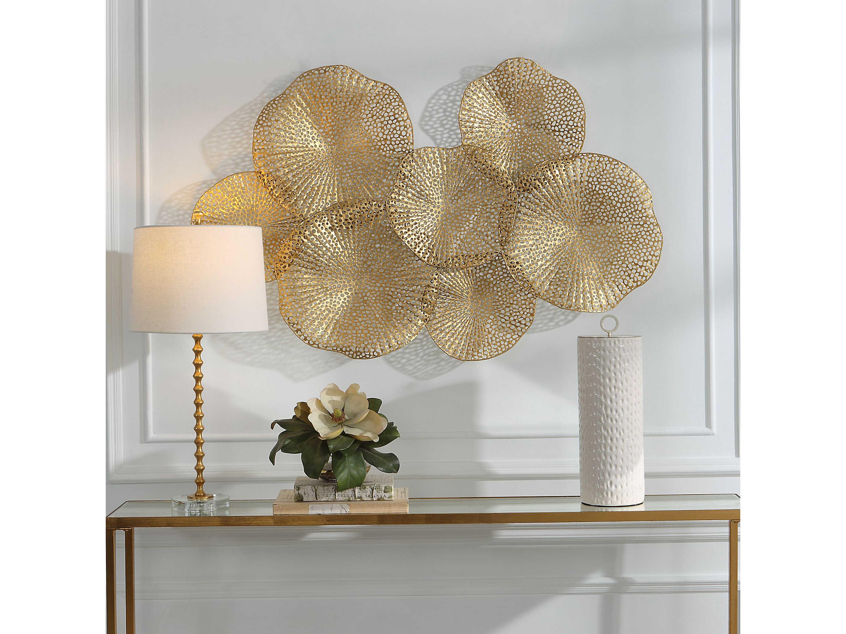 Uttermost Ripley Antiqued Gold Metal Wall Art