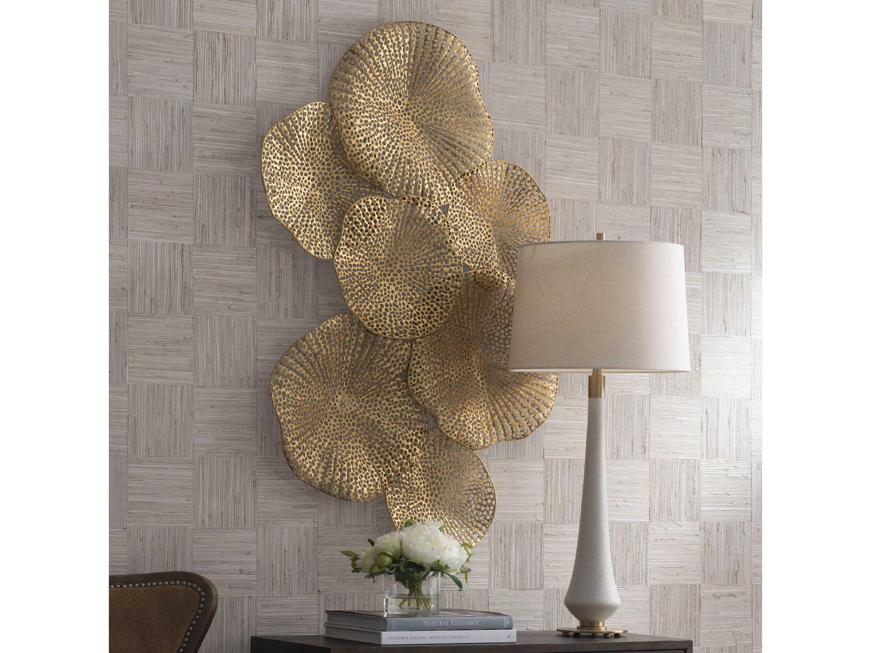 Uttermost Ripley Antiqued Gold Metal Wall Art