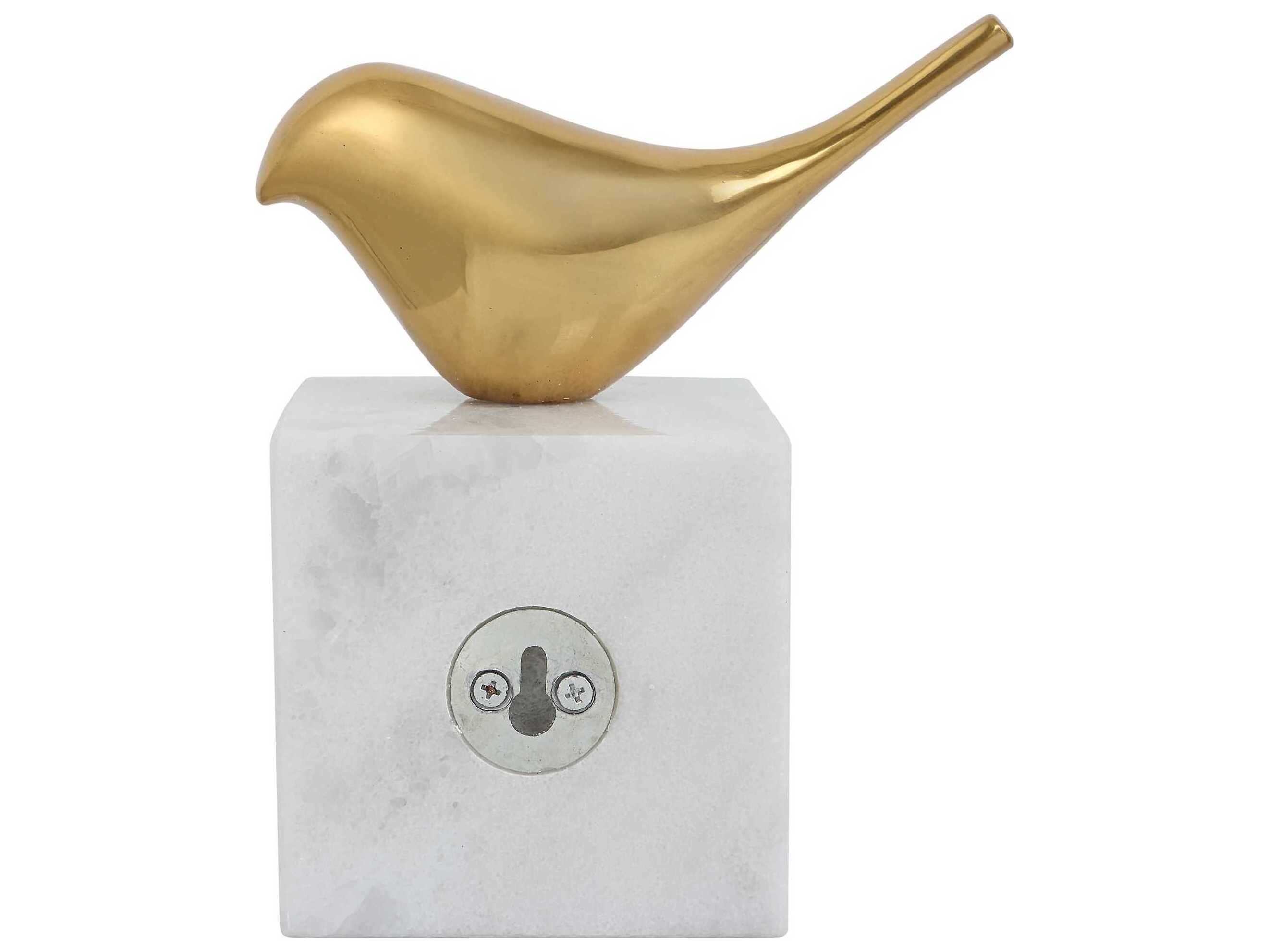 Uttermost Solid Brass Flying Solo Bird 3D Wall Art