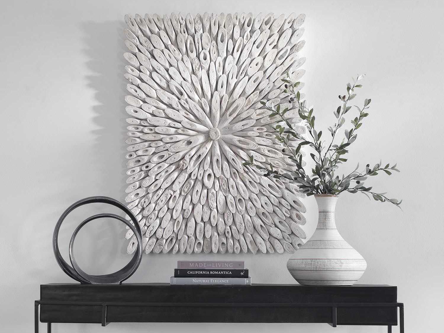 Uttermost Bahama White Washed Wood Wall Art