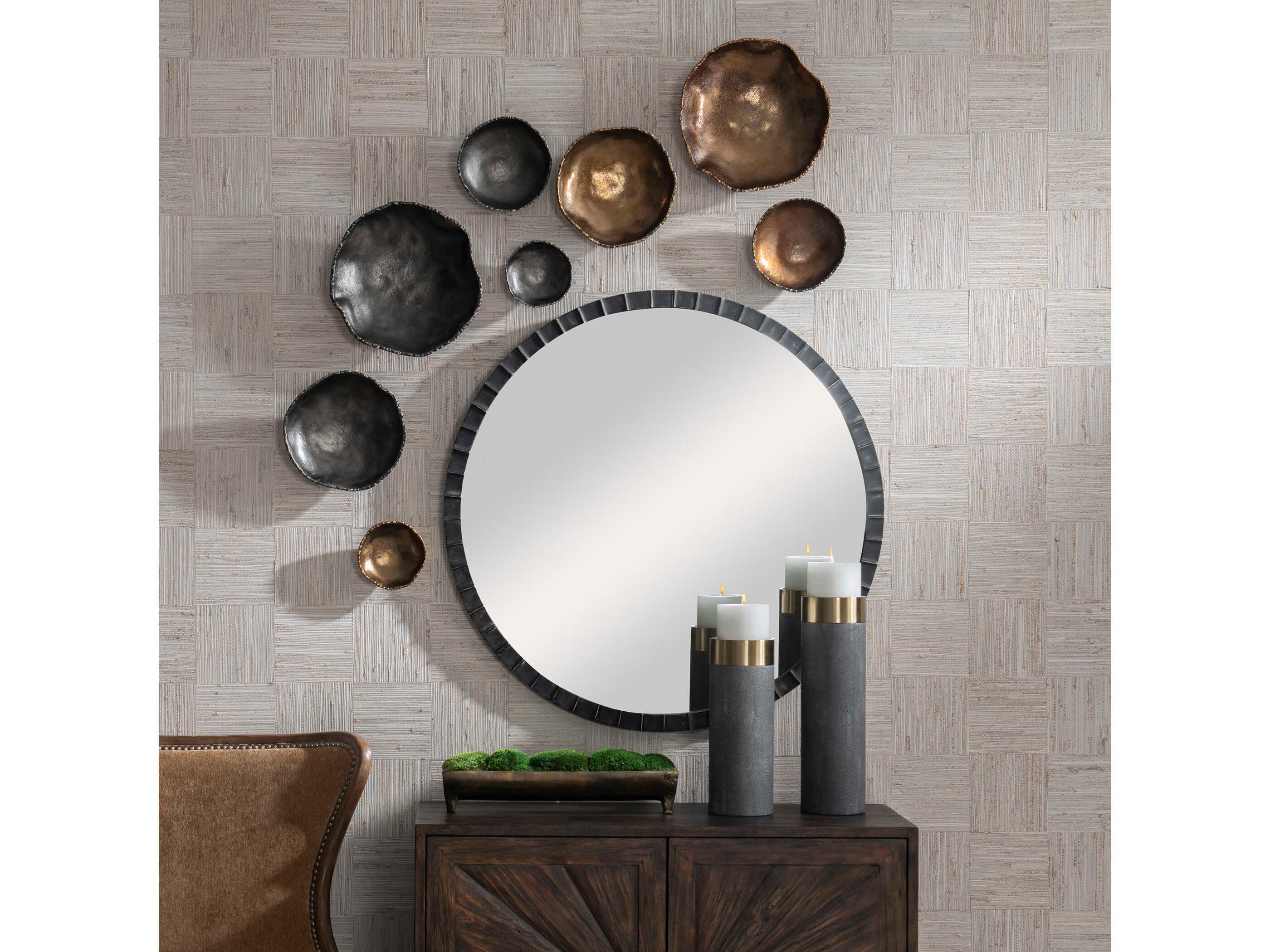 Uttermost Lucky Coins Nickel Metal Wall Art Set of 4