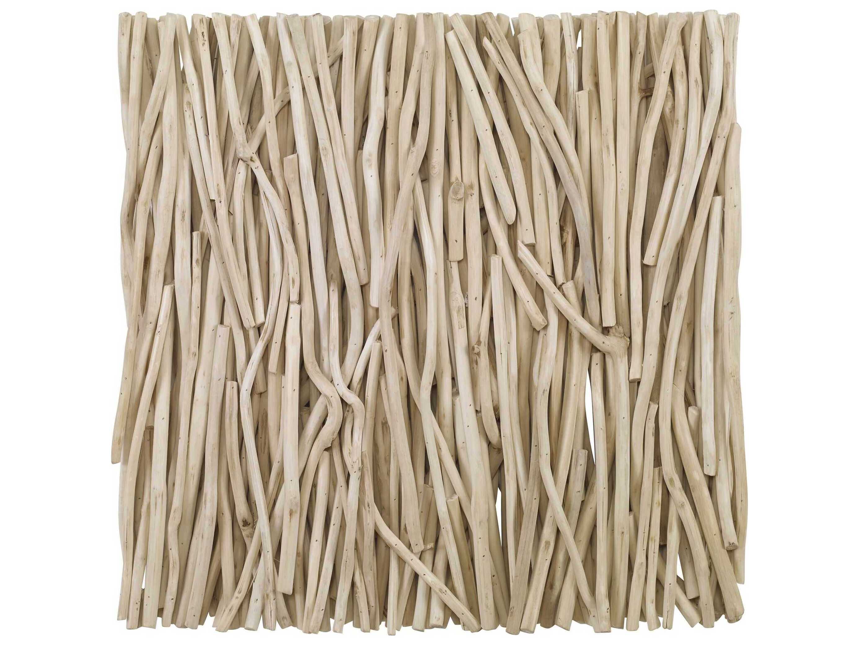 Uttermost Gathered Teak Bleached Wood Wall Art