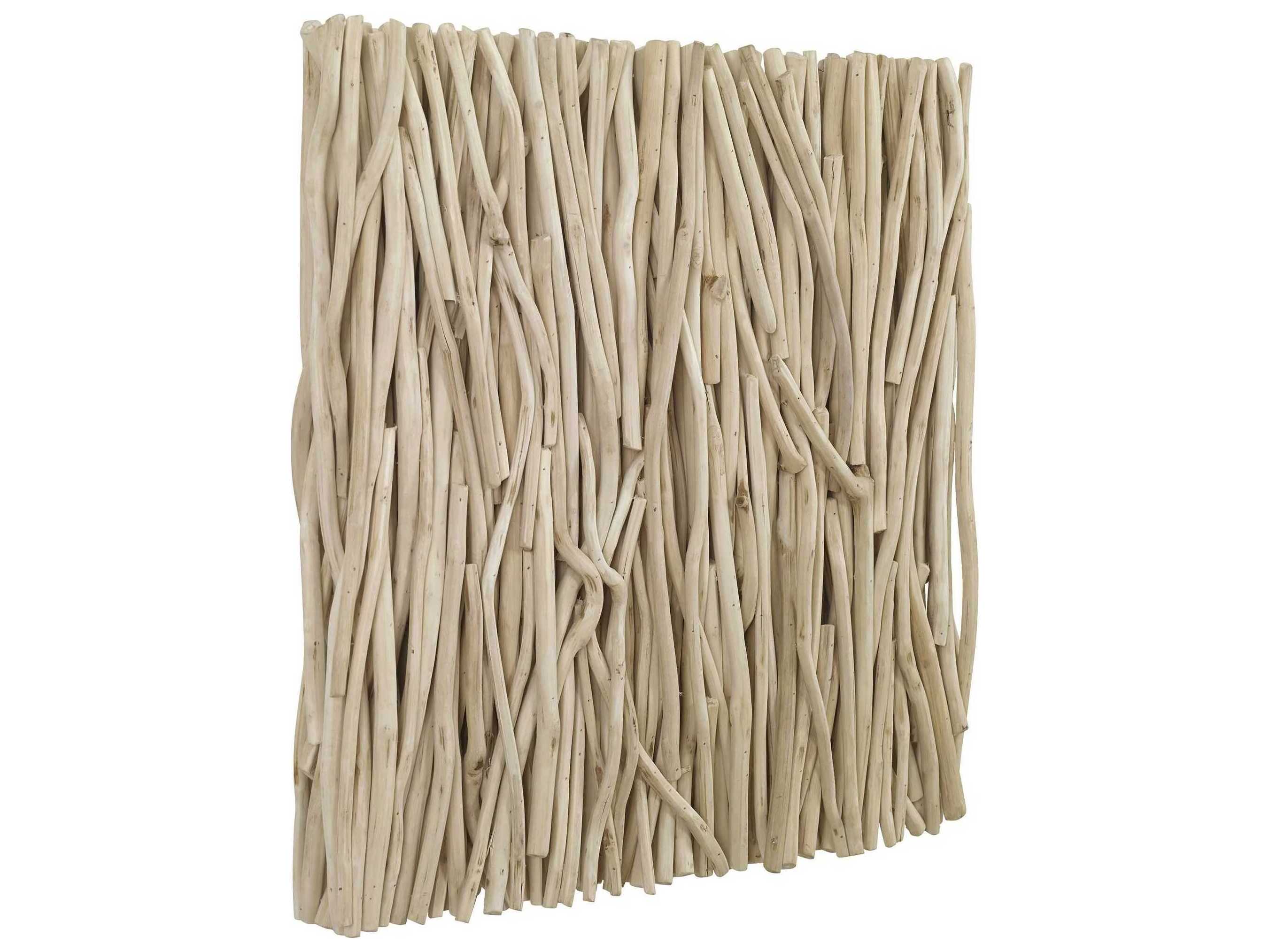 Uttermost Gathered Teak Bleached Wood Wall Art