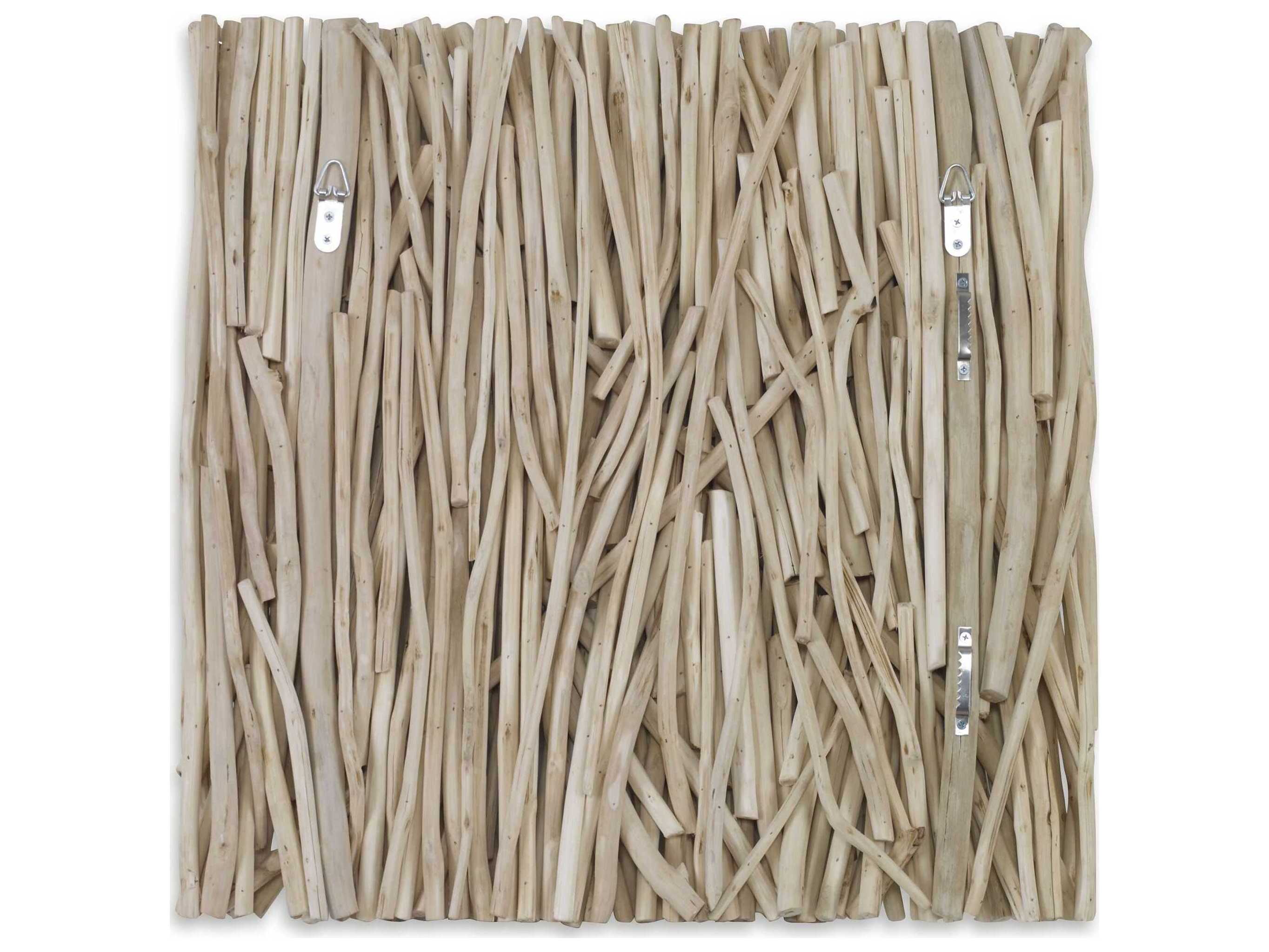 Uttermost Gathered Teak Bleached Wood Wall Art