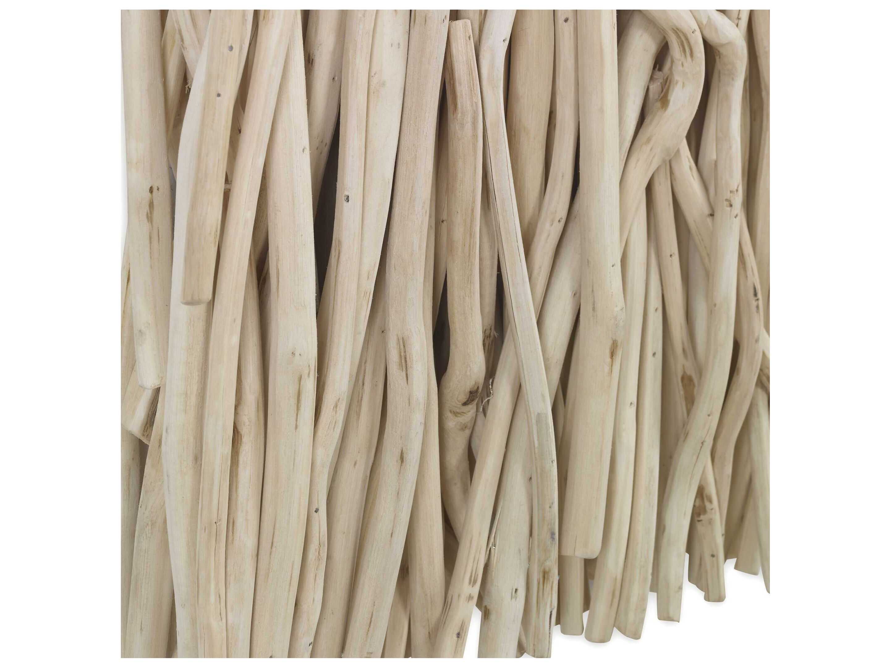 Uttermost Gathered Teak Bleached Wood Wall Art