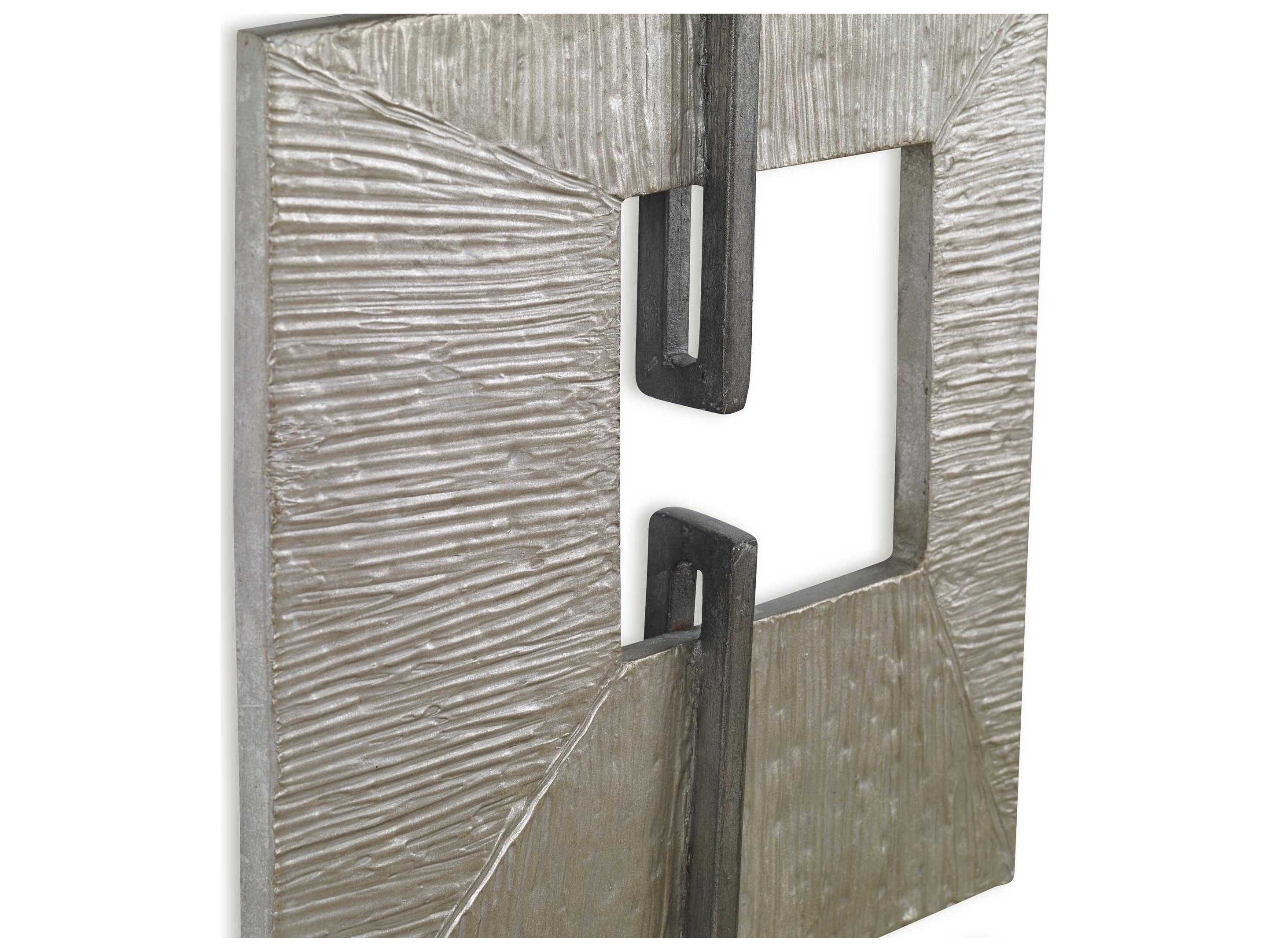 Uttermost Linked Champagne Metal Wall Art