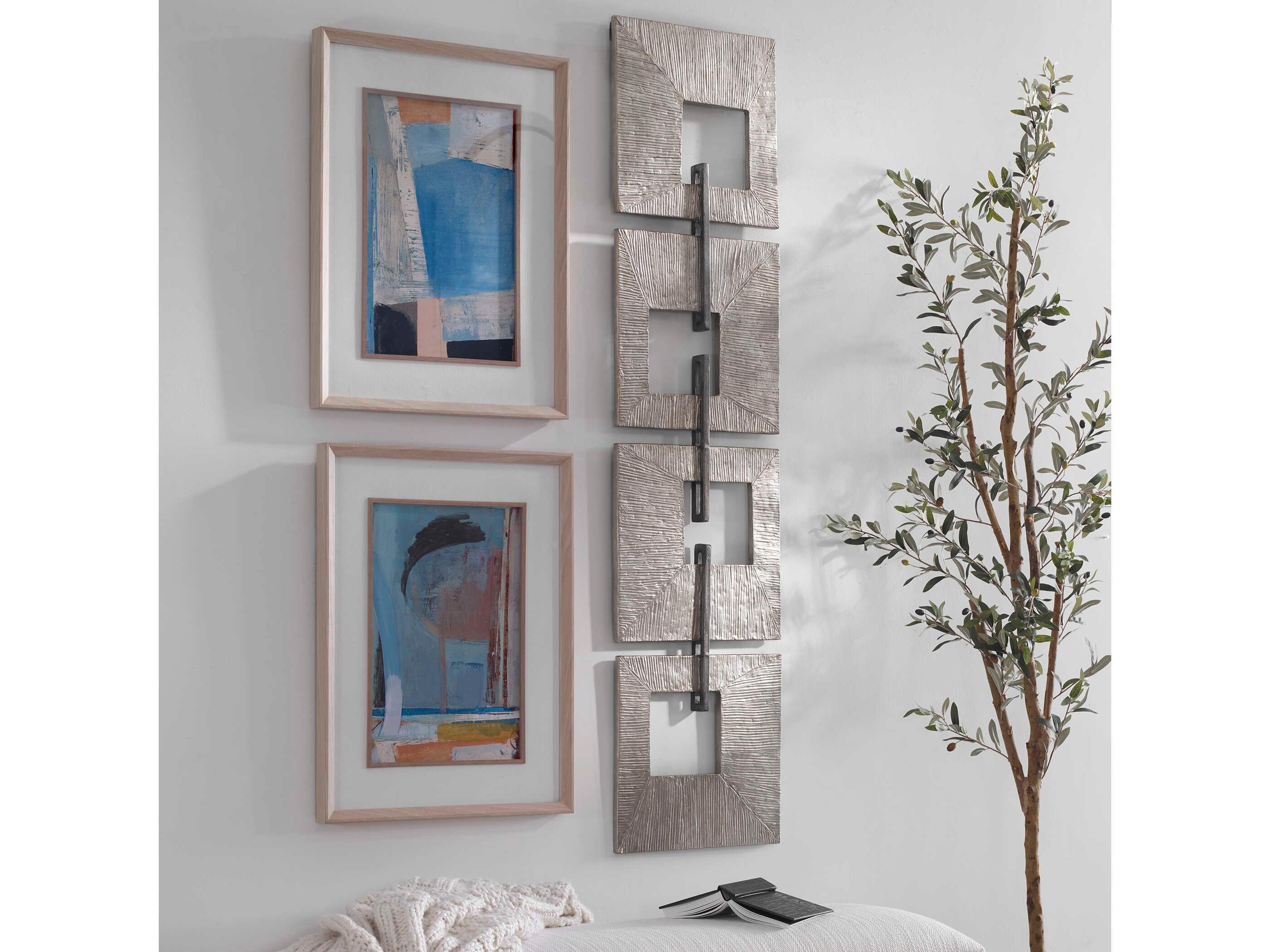 Uttermost Linked Champagne Metal Wall Art