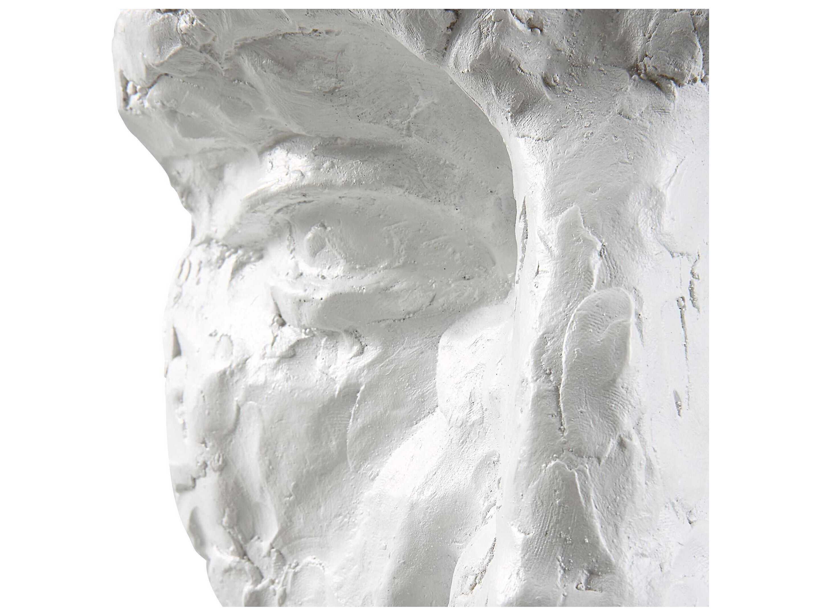 Uttermost Self-Portrait White Mask Wall Decor Set of 6