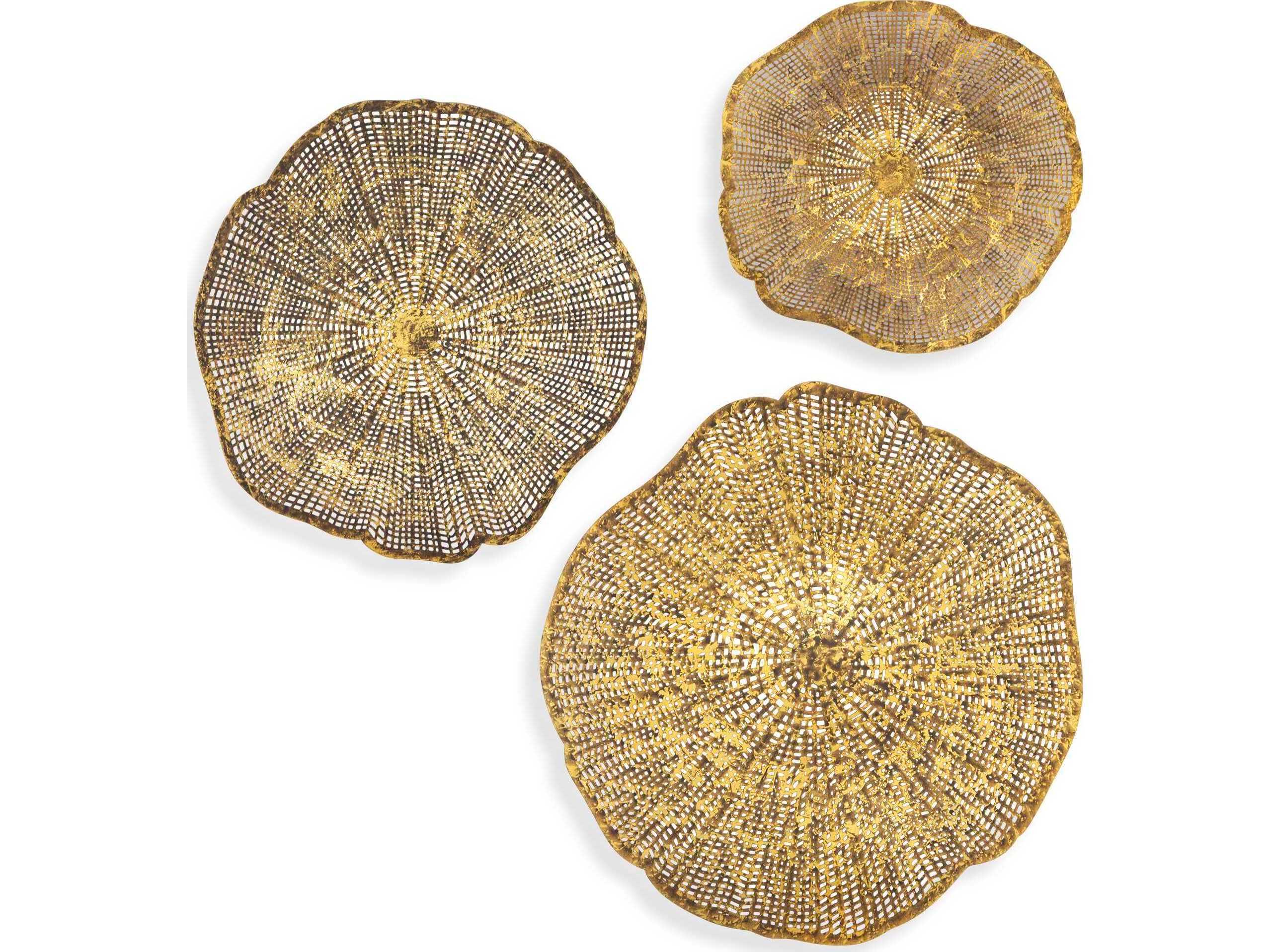 Uttermost Radiance Gold Metal Wall Decor (Set of 3)