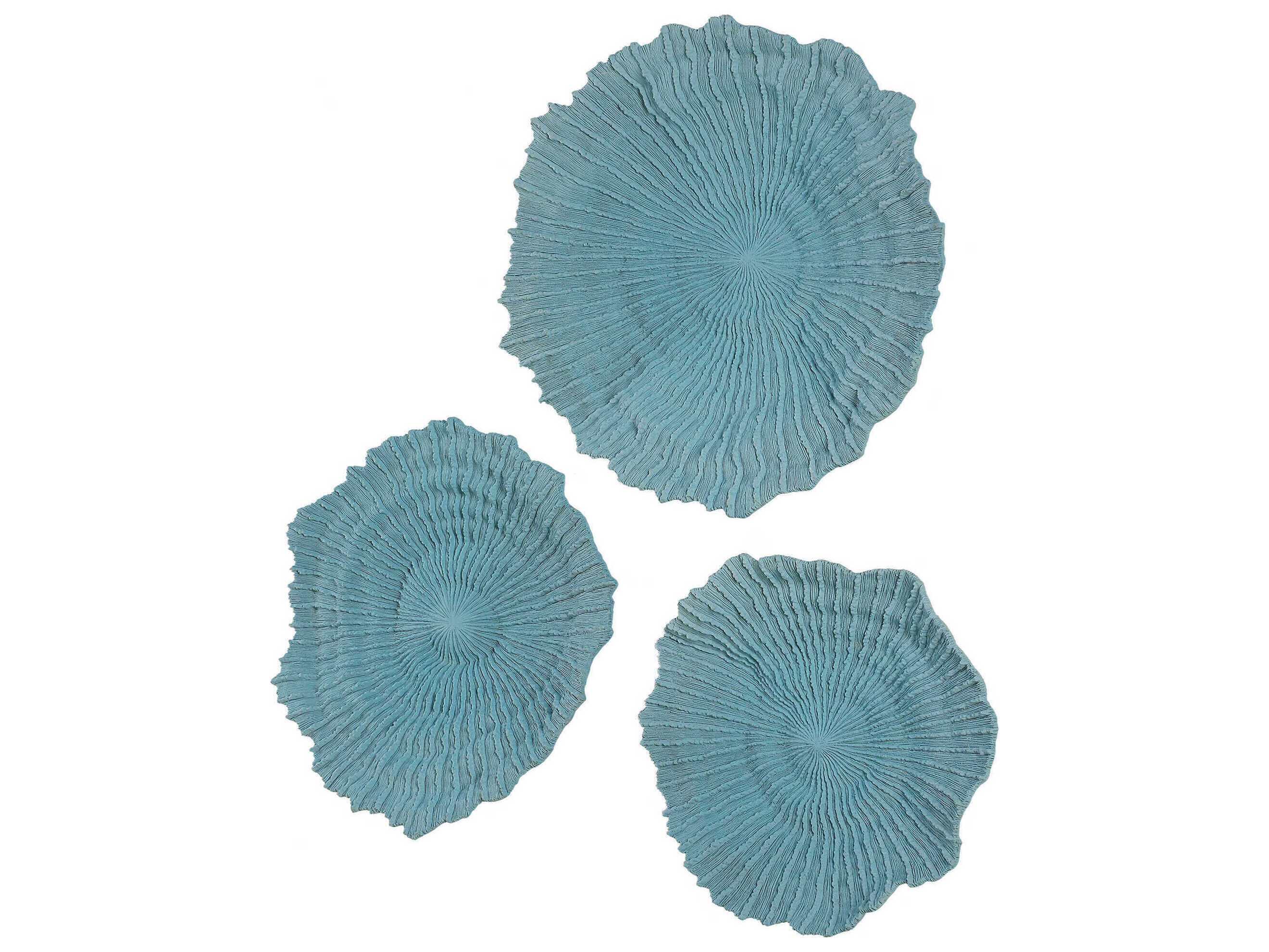 Uttermost Ocean Gems Blue Wall Decor Set of 3