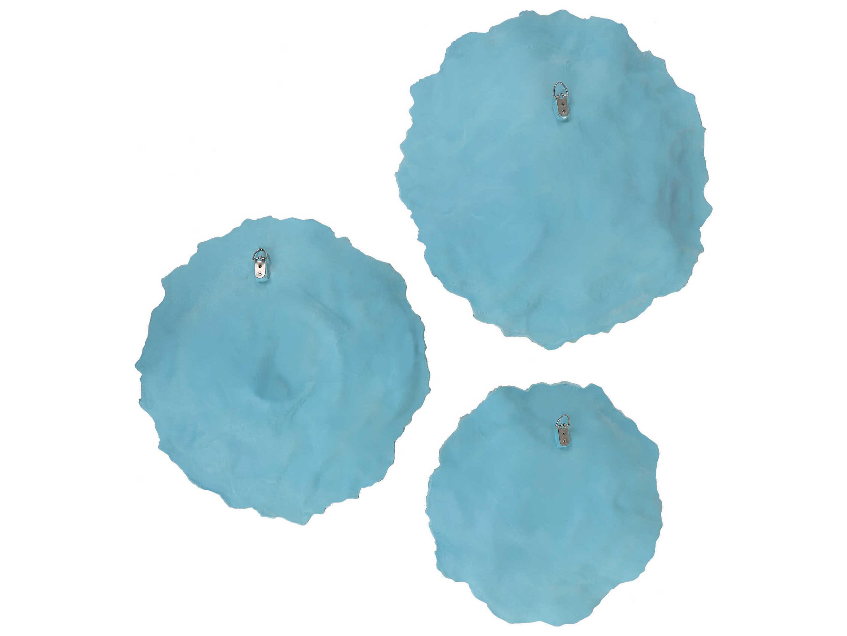 Uttermost Ocean Gems Blue Wall Decor Set of 3