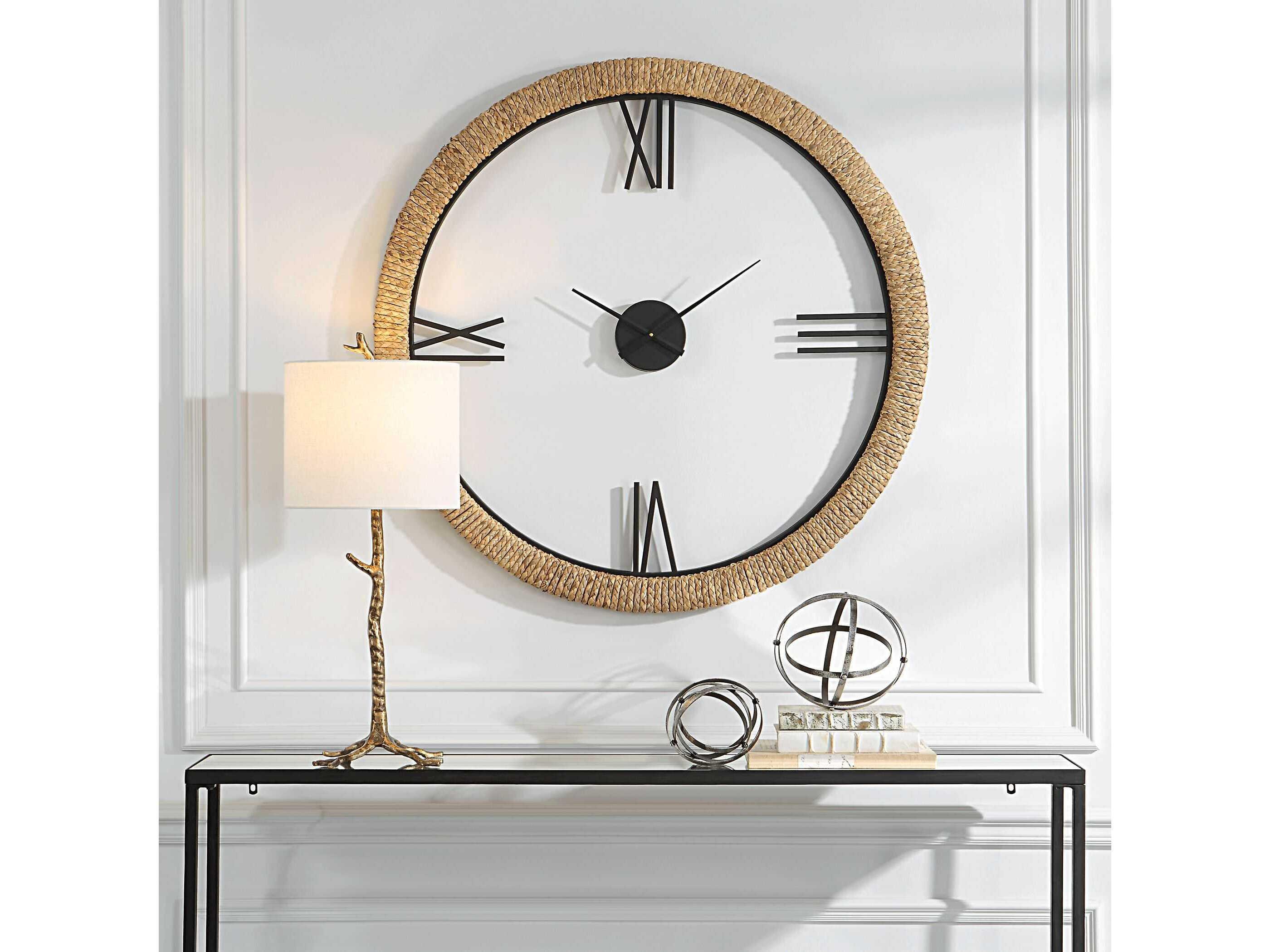 Uttermost Montecito Coastal Modern Wall Clock