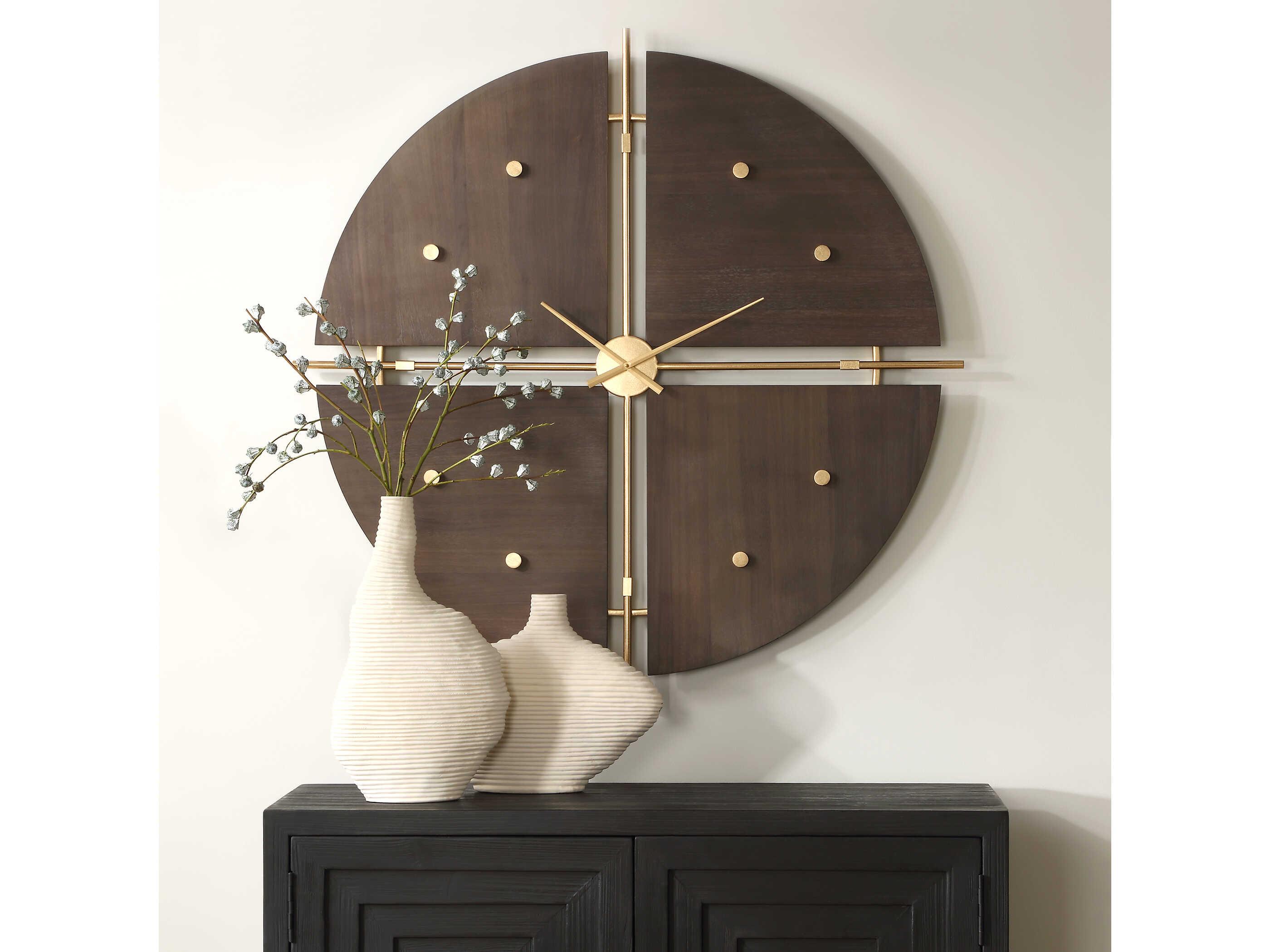 Uttermost Walnut Elegance Wall Clock
