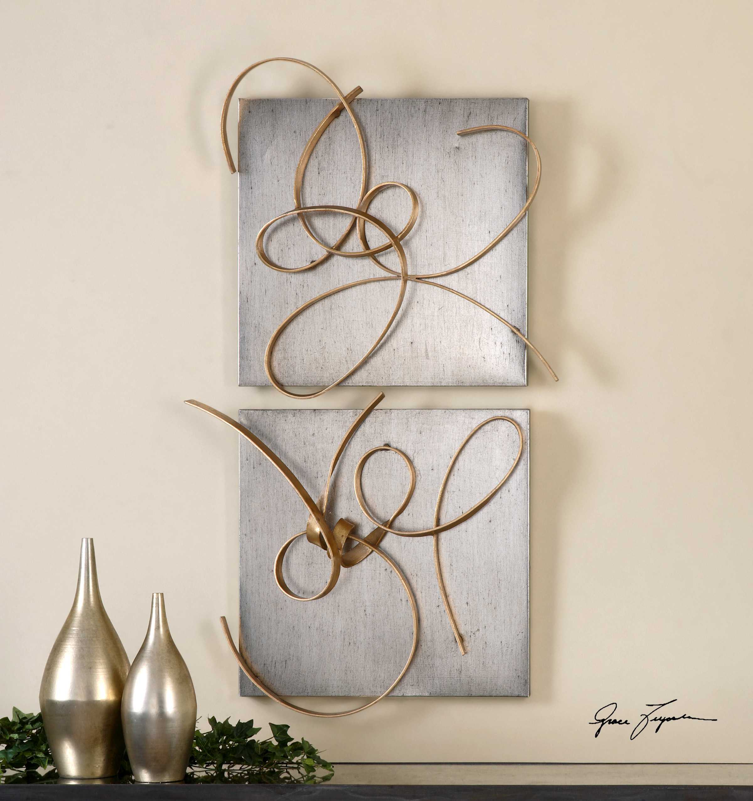 Uttermost Harmony Metal 2 Piece Wall Art
