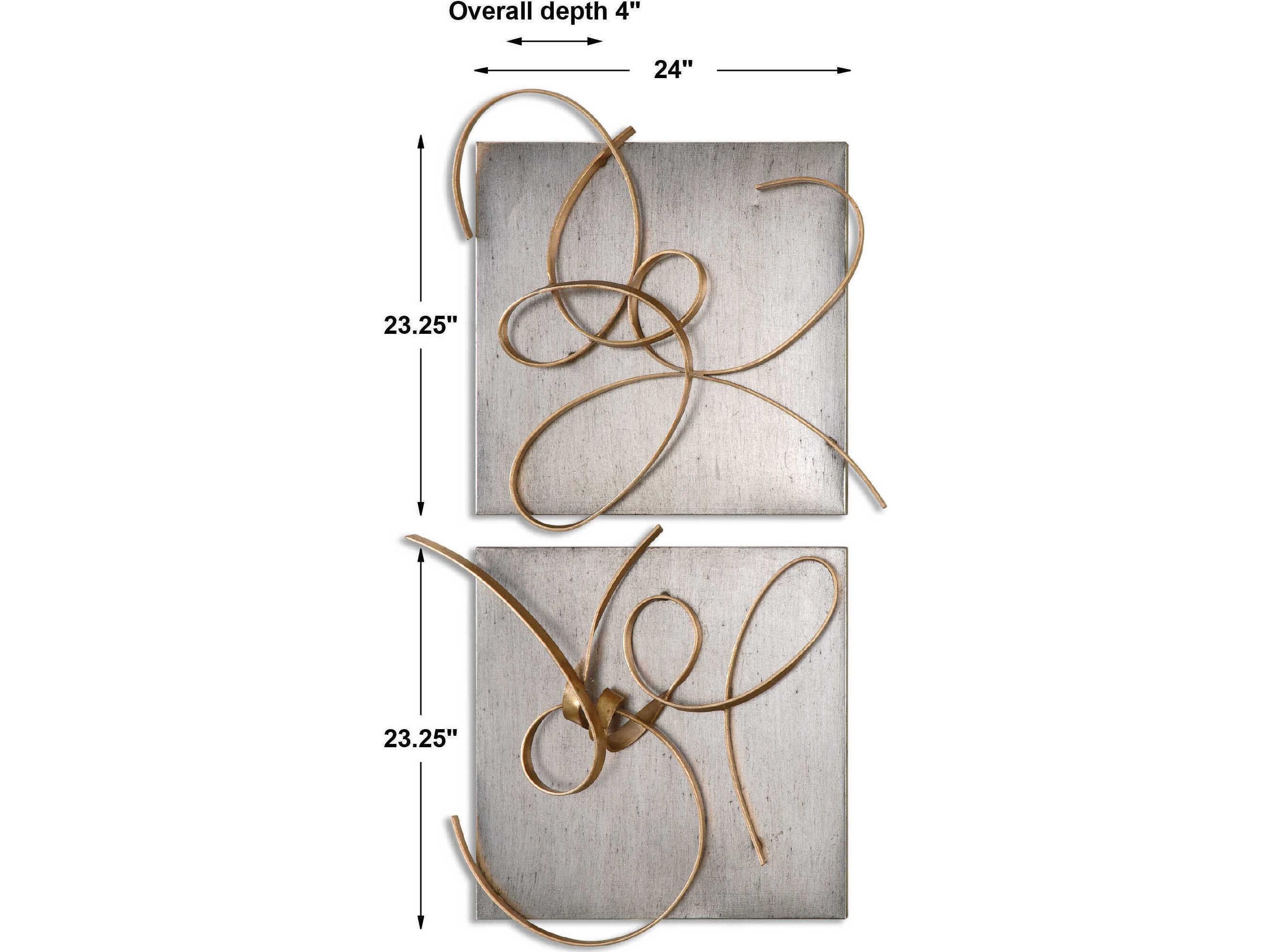 Uttermost Harmony Metal 2 Piece Wall Art