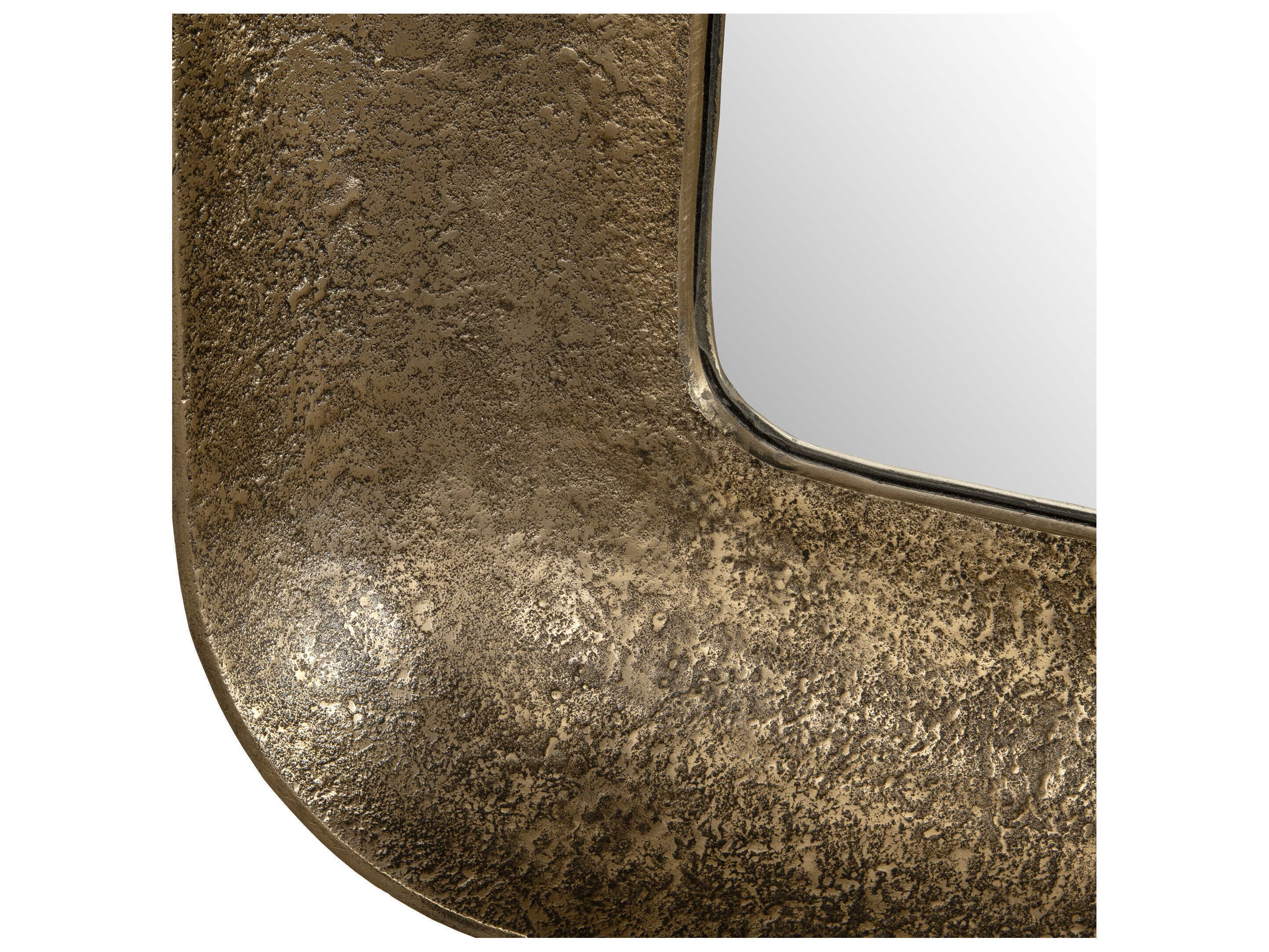 Uttermost Alvaro Antique Brass Rectangular Wall Mirror