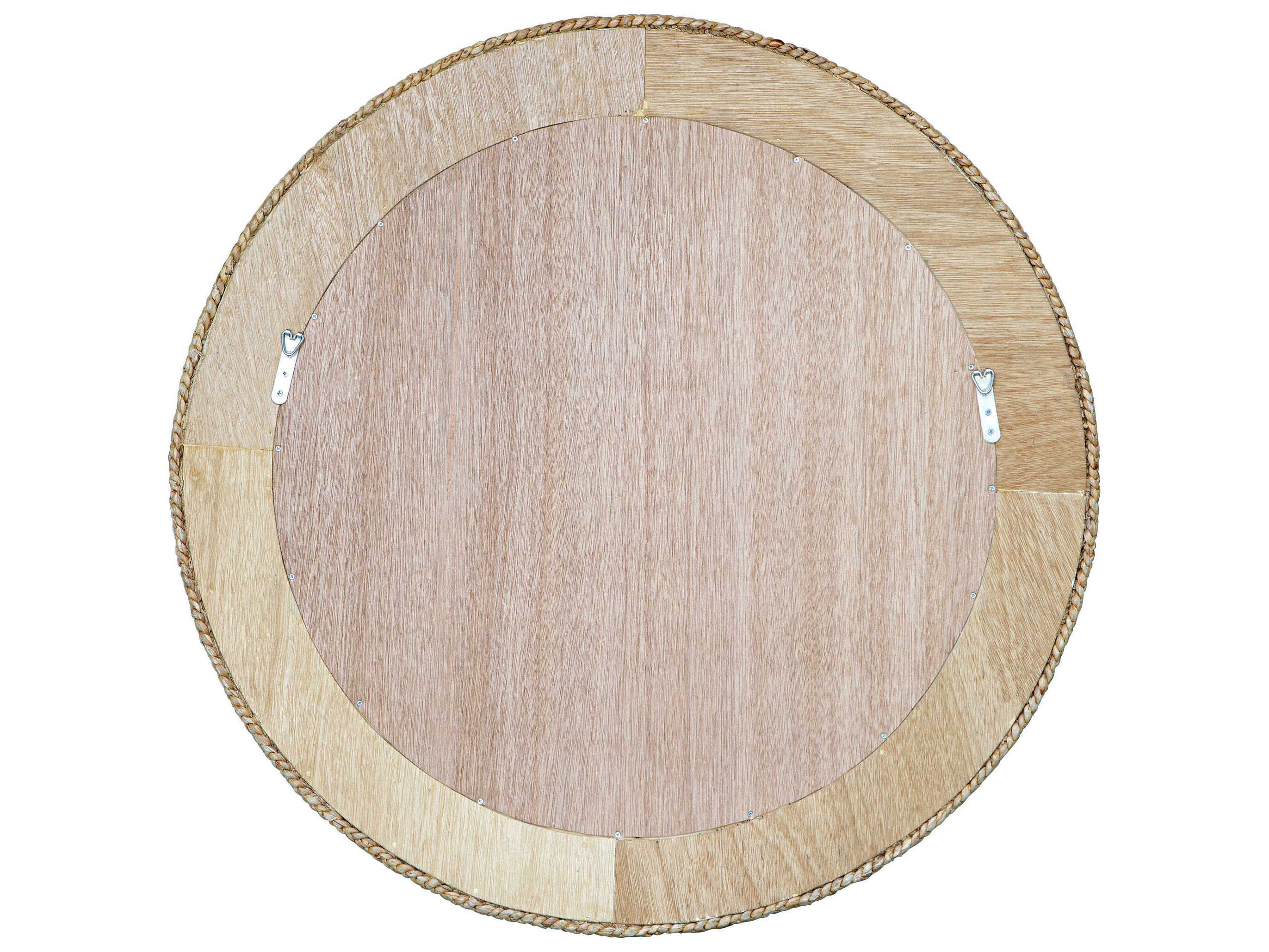 Uttermost Twisted Seagrass Natural Round Wall Mirror