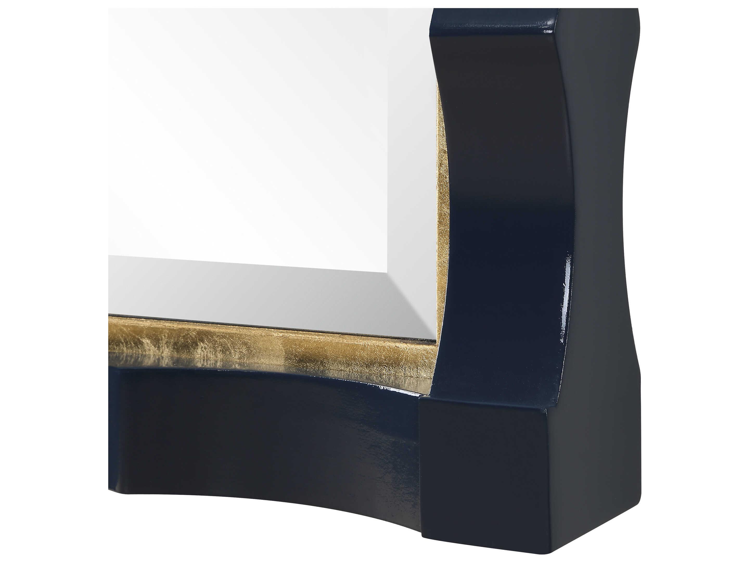 Uttermost Gulf Navy Rectangular Wall Mirror