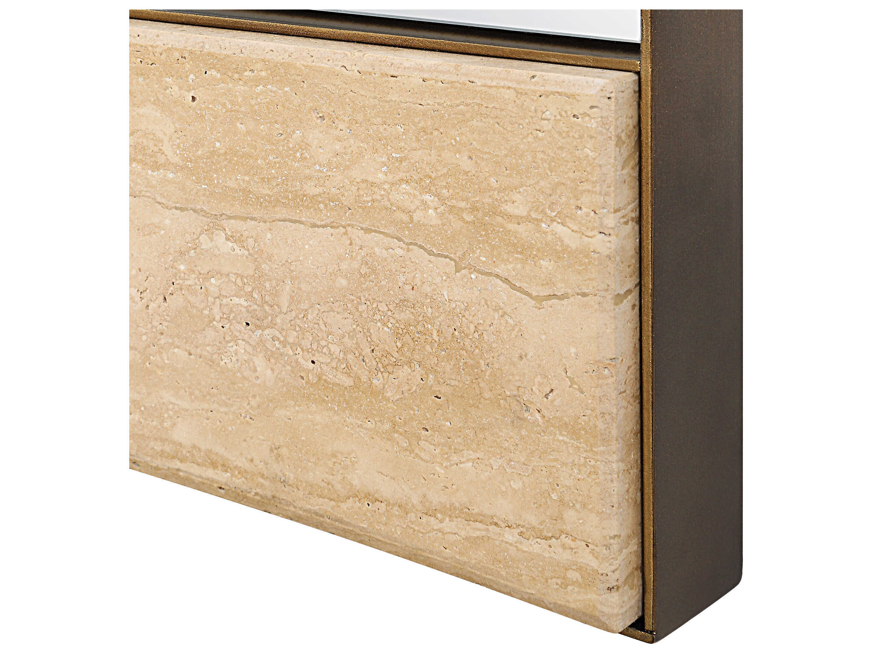 Uttermost Russo Golden Bronze Rectangular Wall Mirror