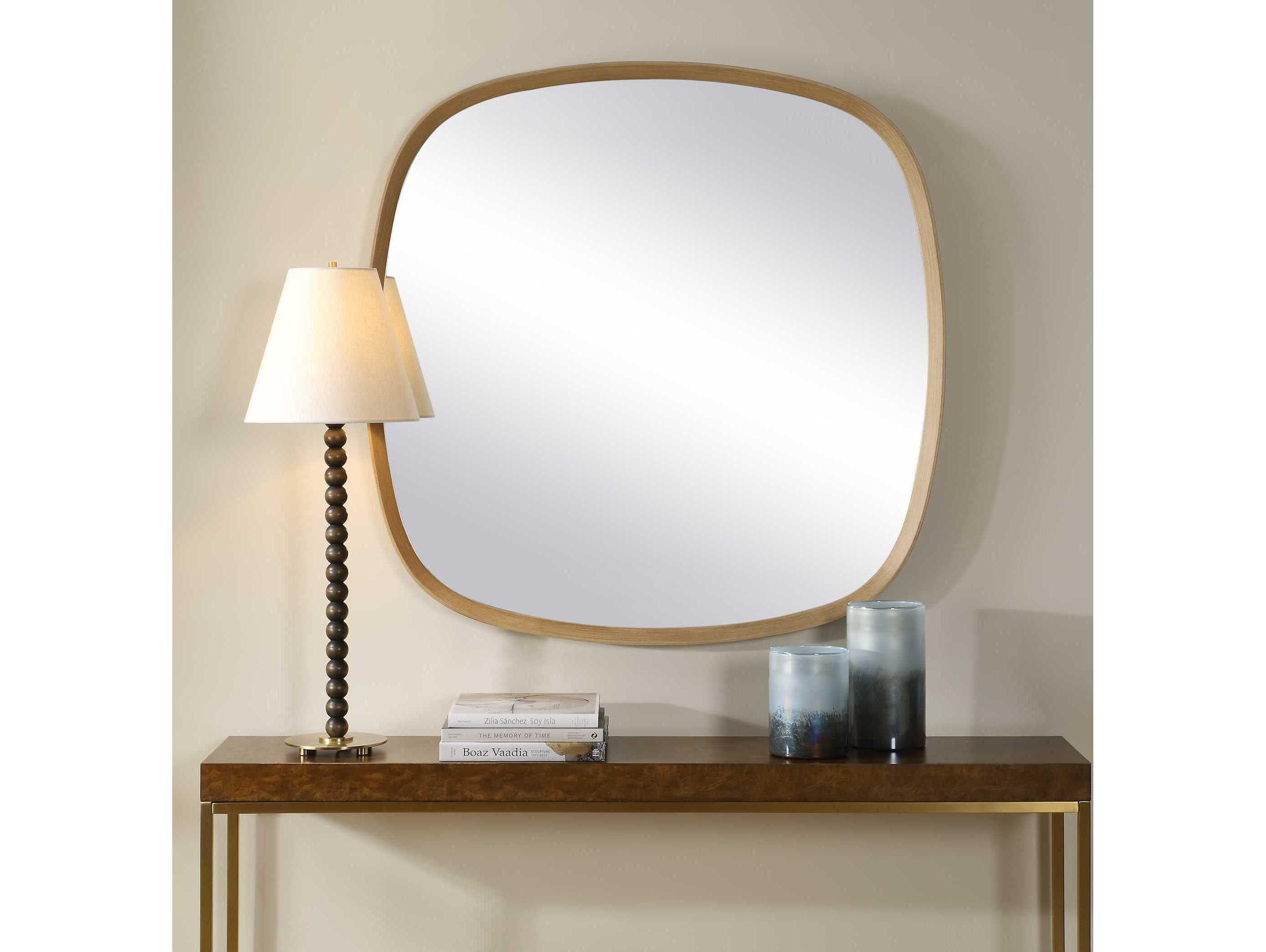 Uttermost Novell Natural Square Wall Mirror