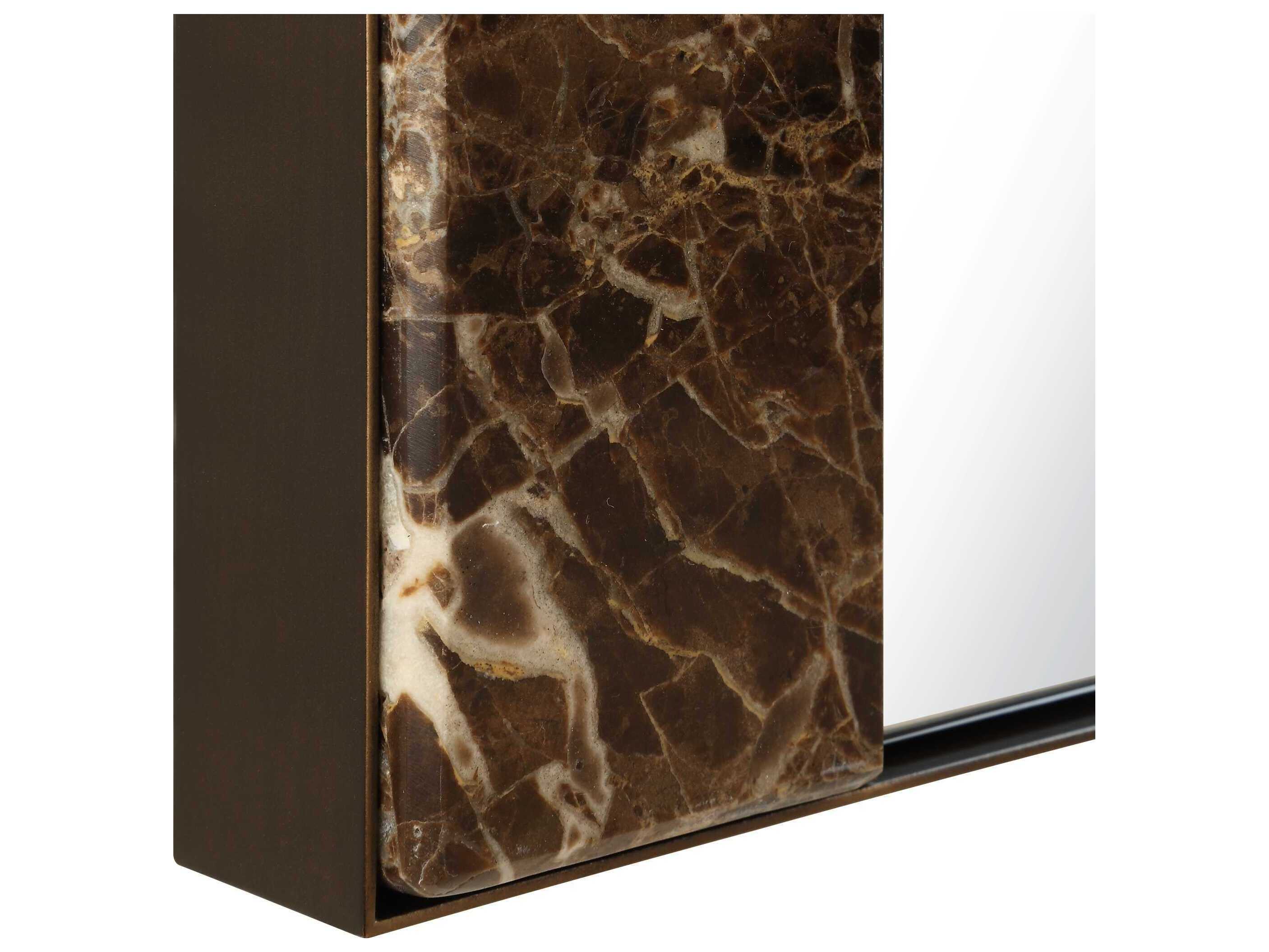 Uttermost Hanover Golden Bronze Rectangular Wall Mirror