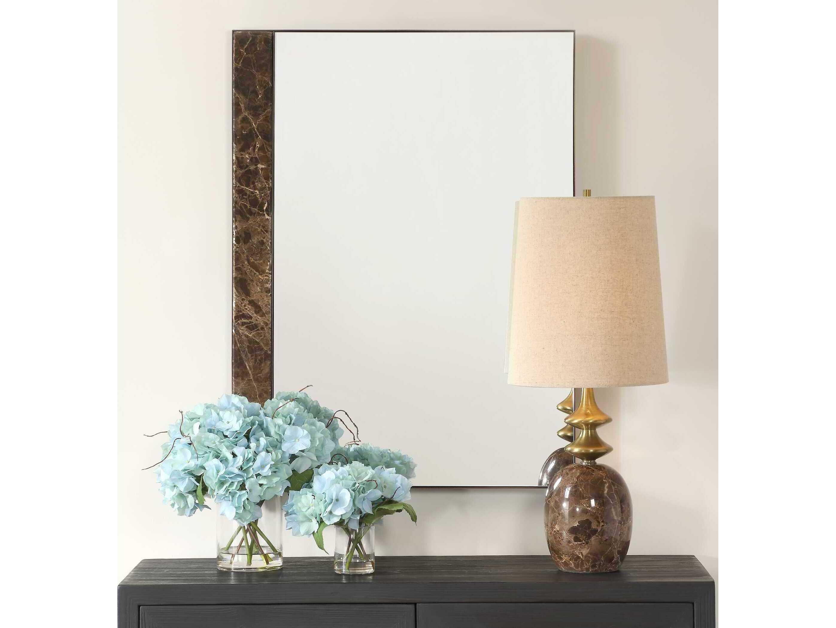 Uttermost Hanover Golden Bronze Rectangular Wall Mirror