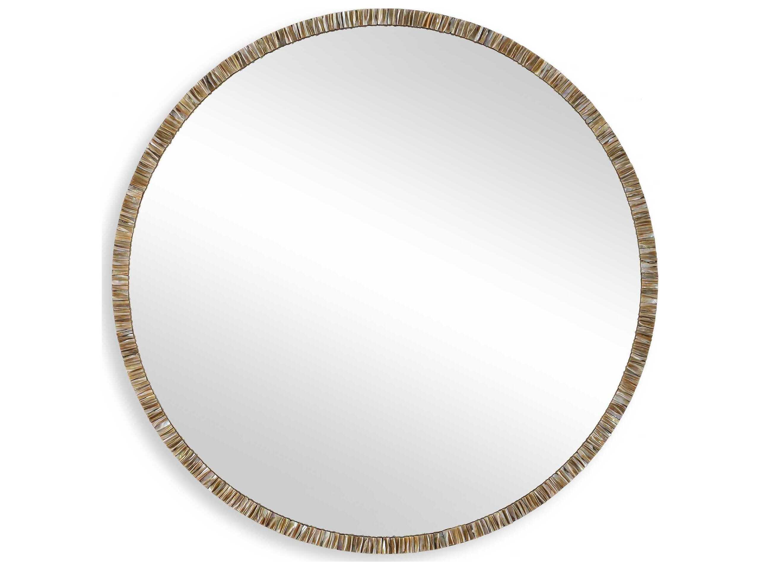 Uttermost Odeon Bronze Round Wall Mirror