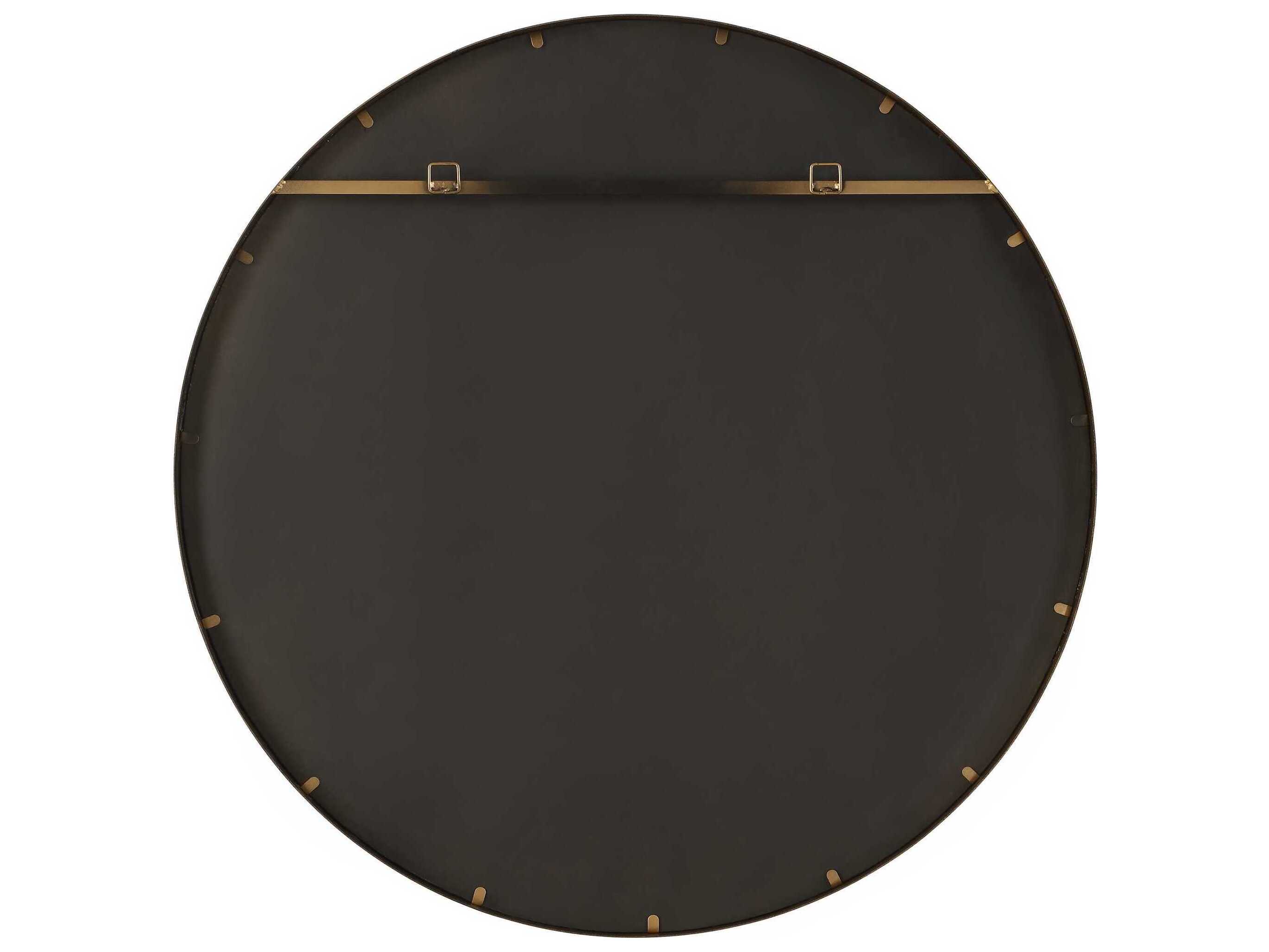Uttermost Odeon Bronze Round Wall Mirror
