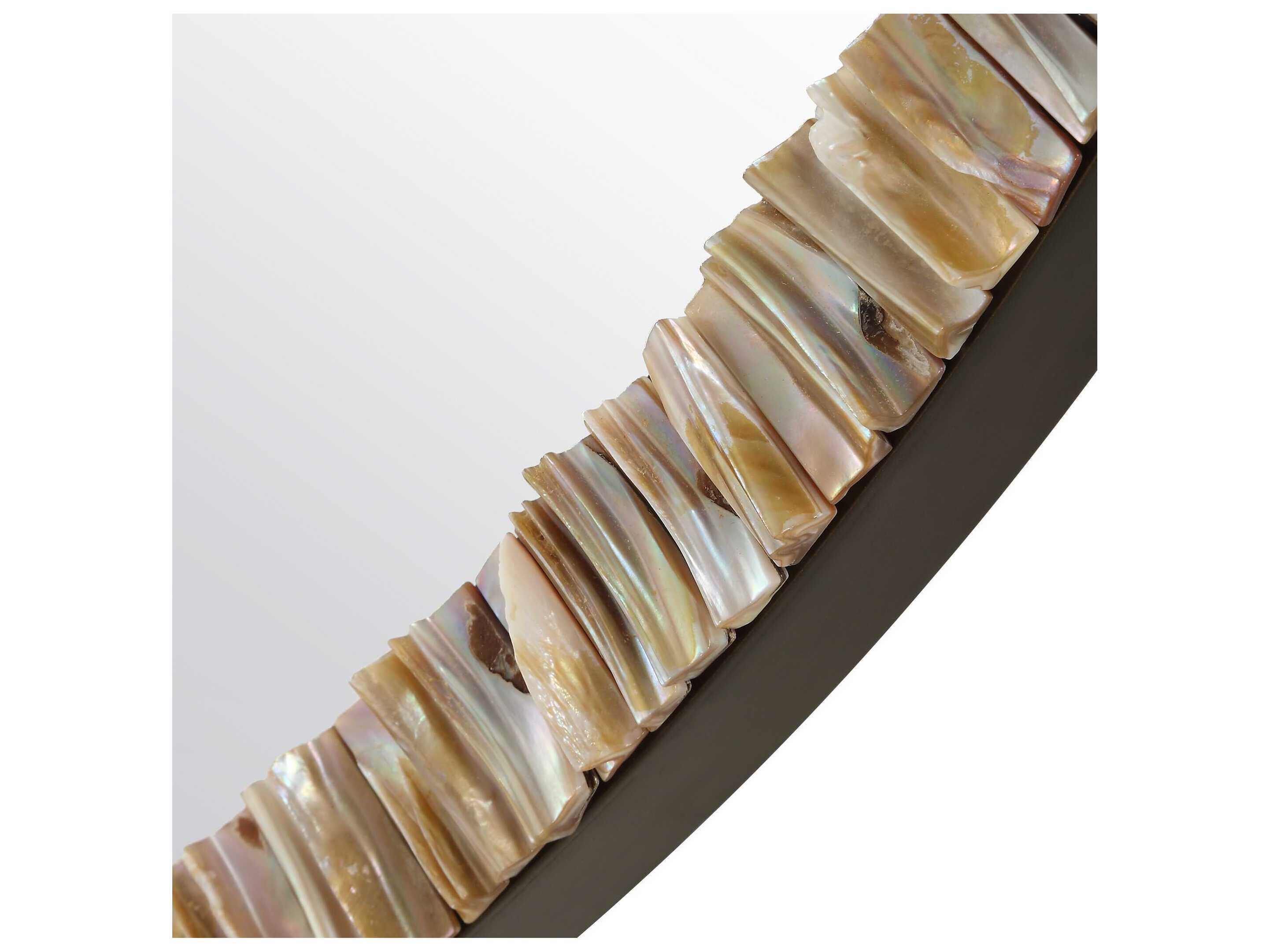 Uttermost Odeon Bronze Round Wall Mirror