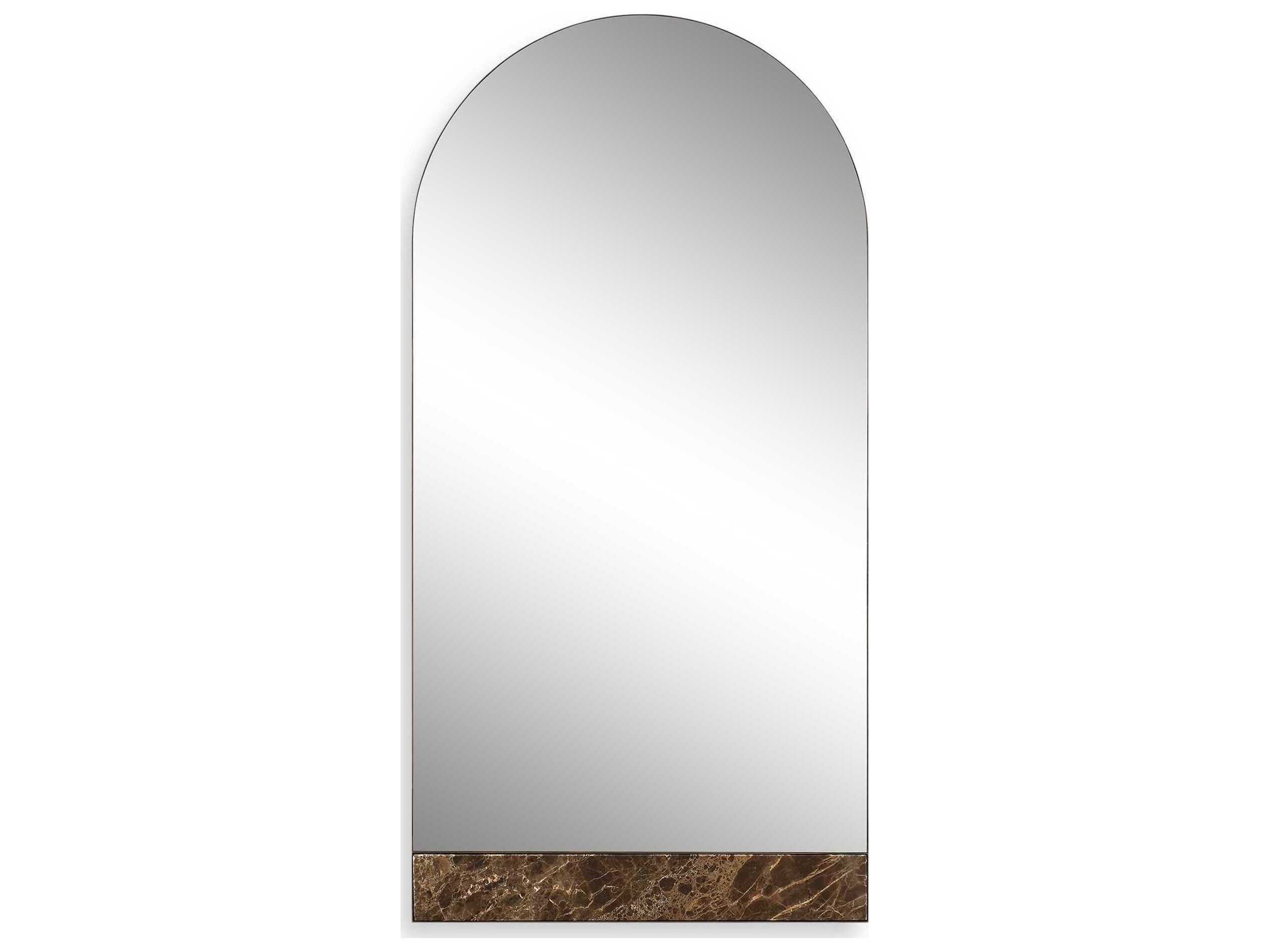 Uttermost Hanover Dark Bronze Arch Wall Mirror