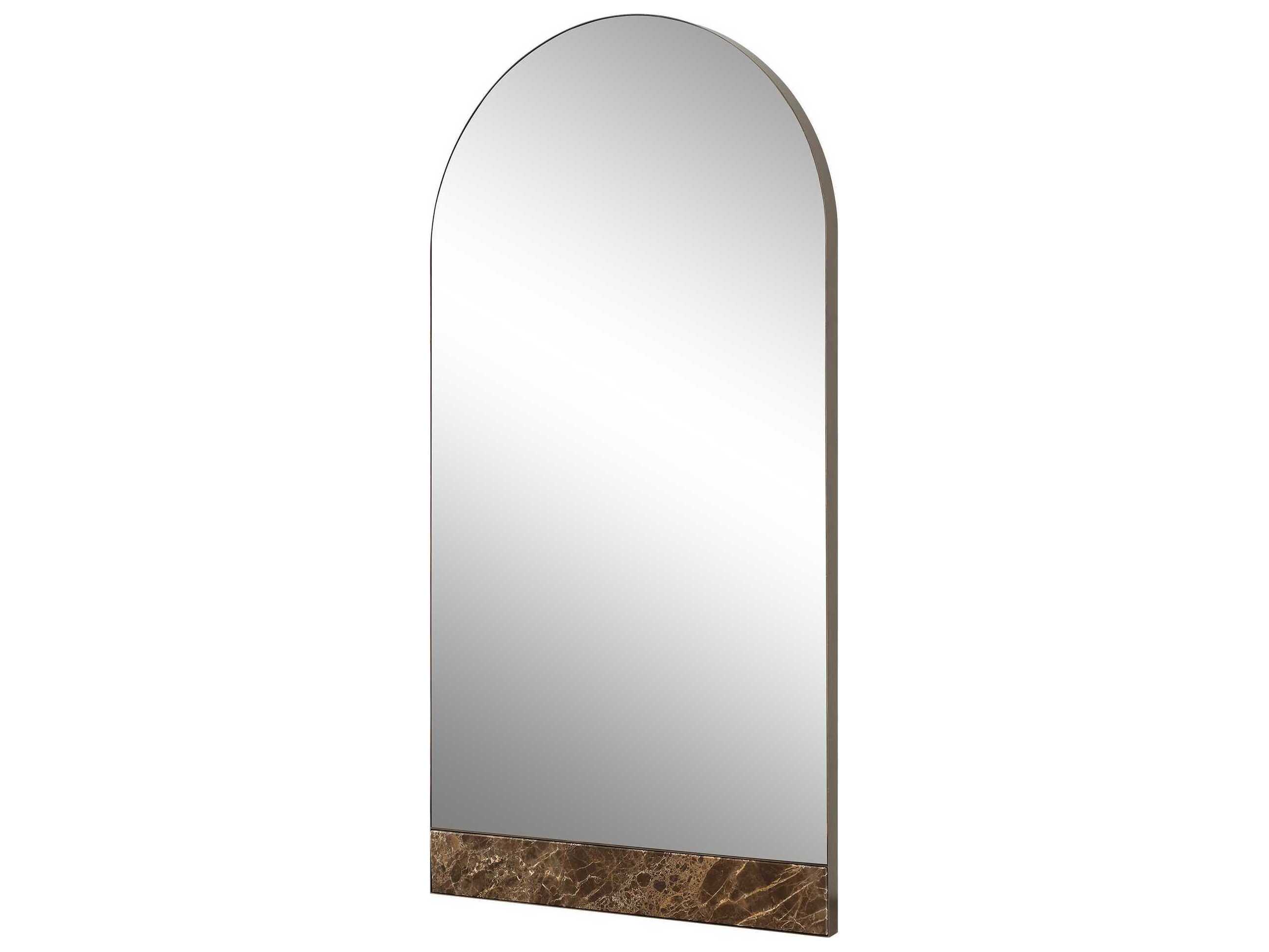 Uttermost Hanover Dark Bronze Arch Wall Mirror