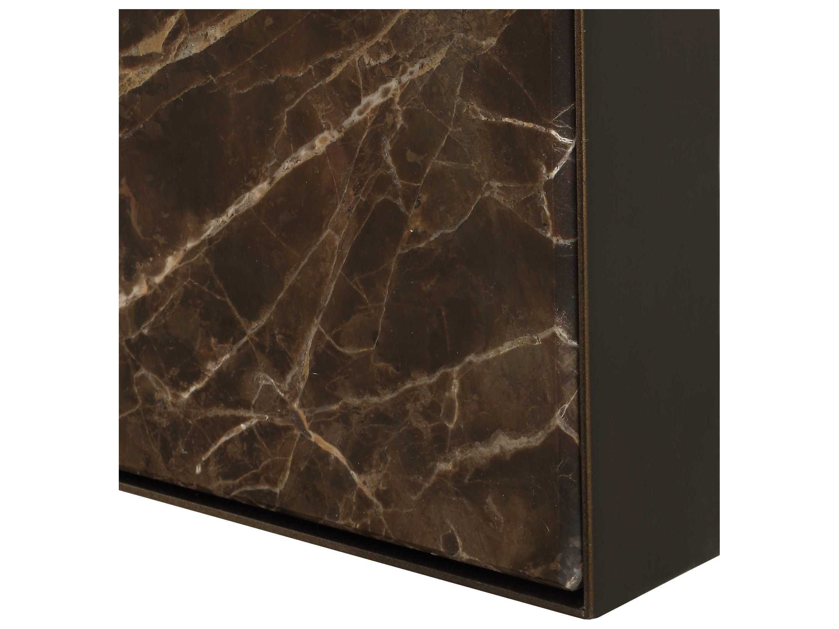 Uttermost Hanover Dark Bronze Arch Wall Mirror