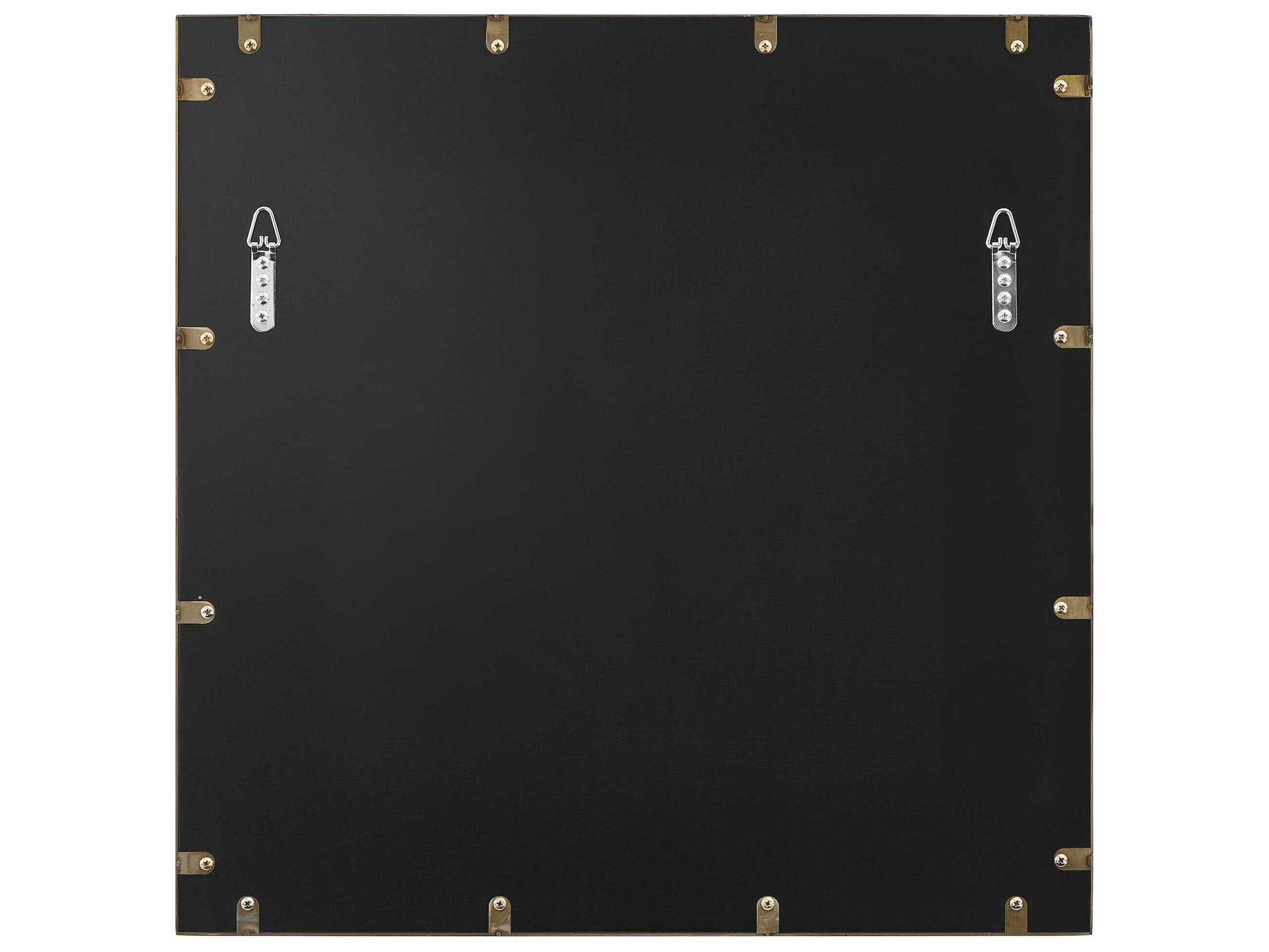 Uttermost Fredric Brushed Brass Square Antique Mirror