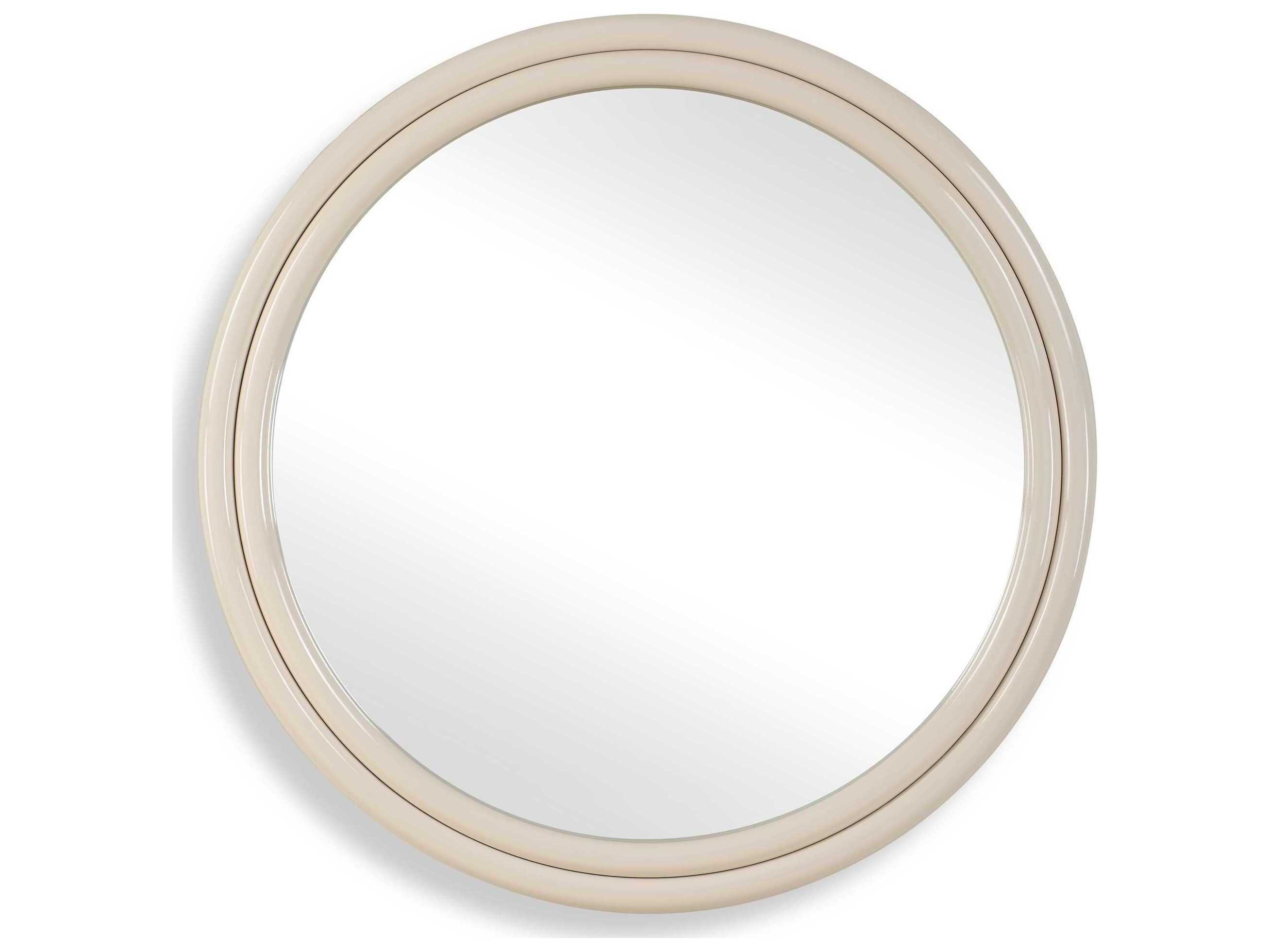 Uttermost Florian Warm White Round Wall Mirror