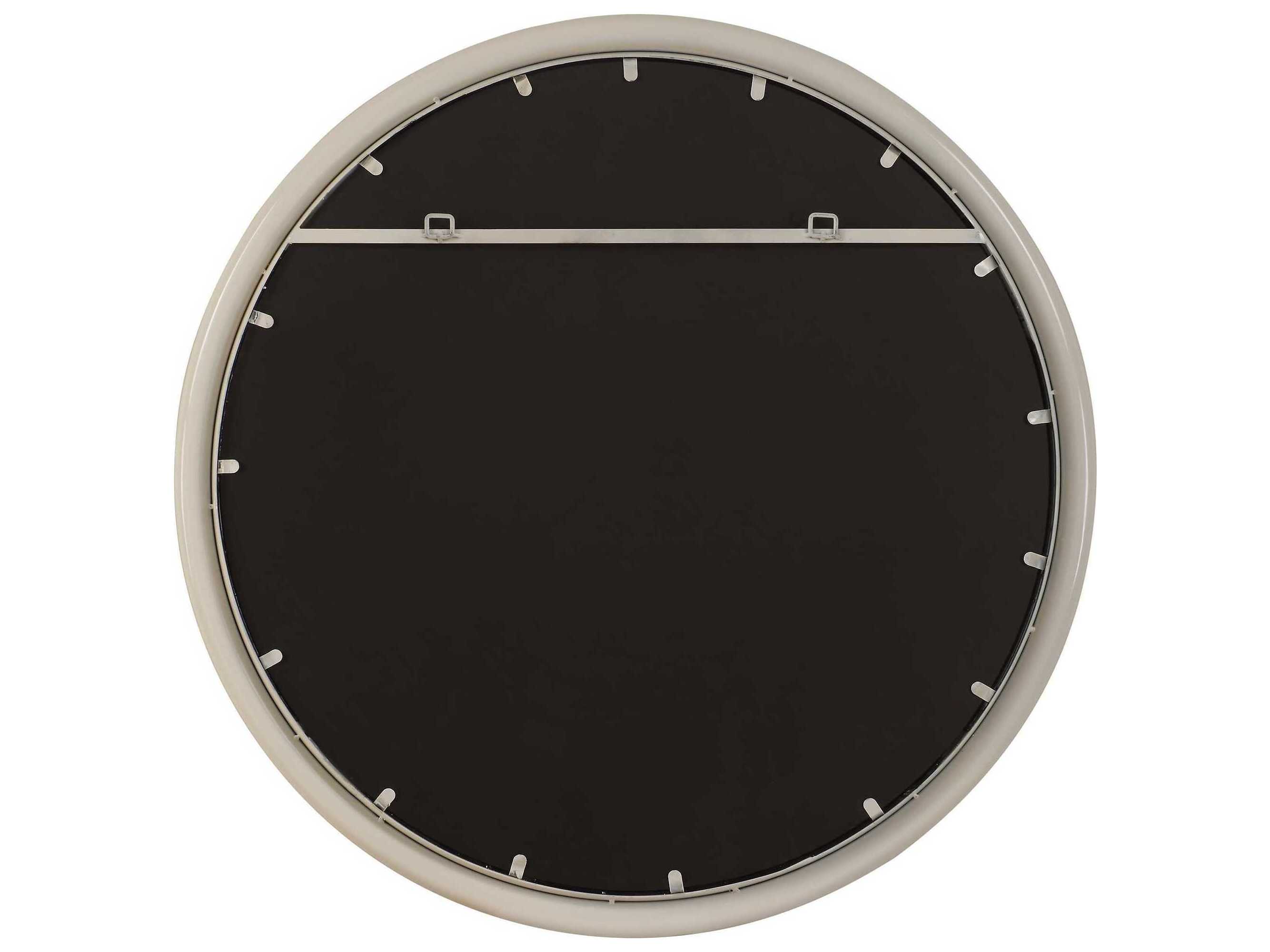 Uttermost Florian Warm White Round Wall Mirror