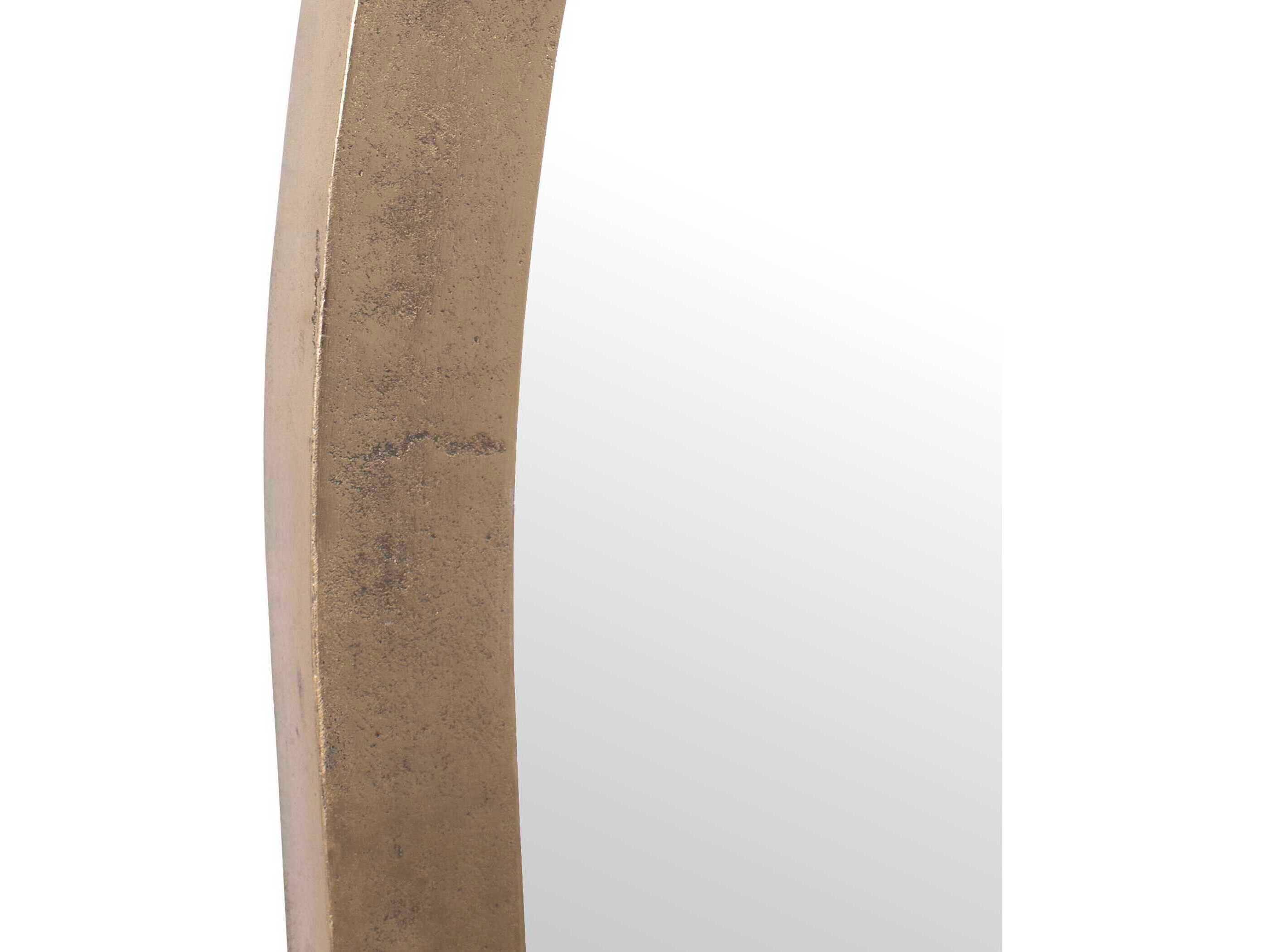 Uttermost Vestry Antique Brass Arch Wall Mirror