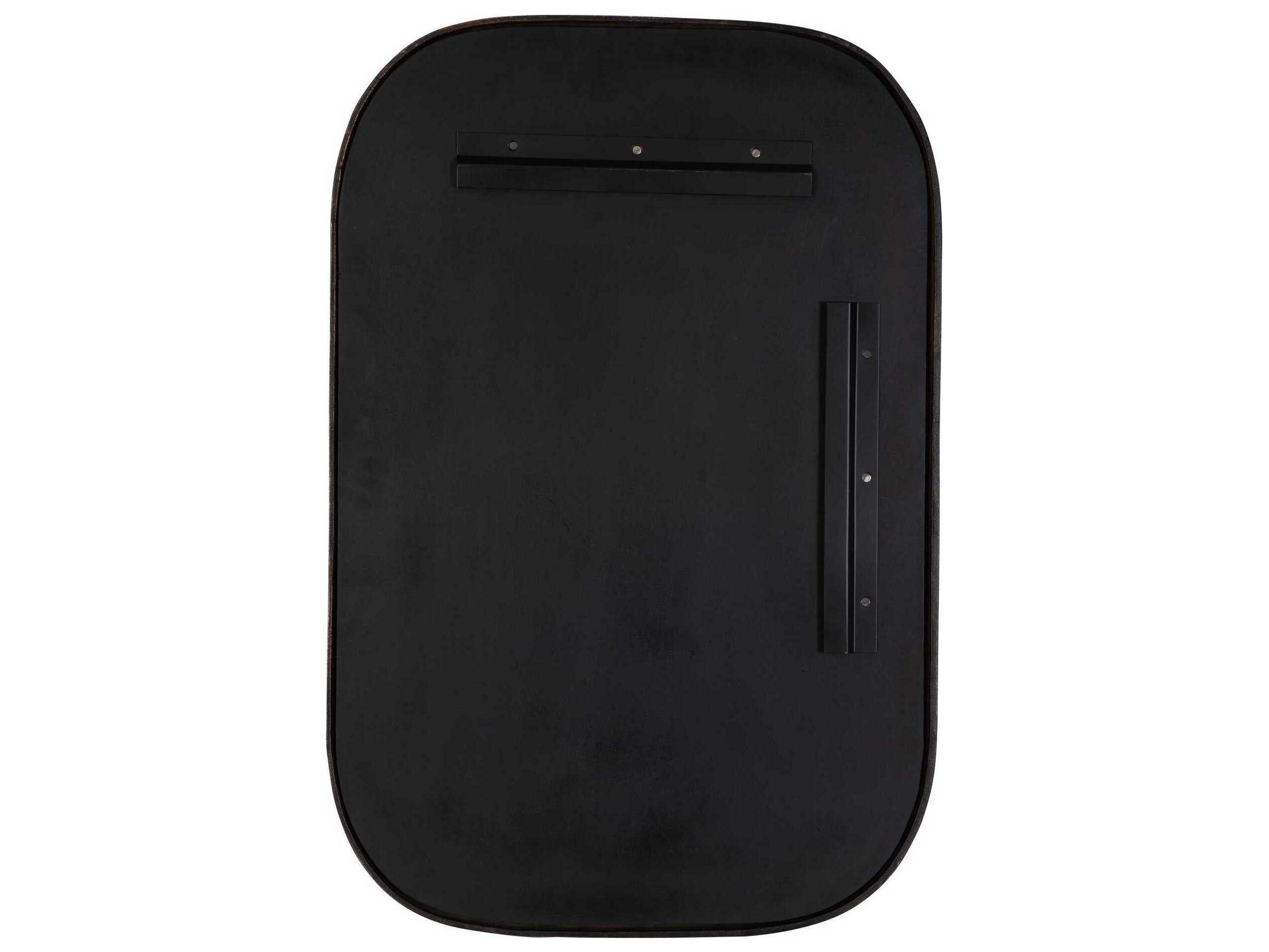 Uttermost Malone Dark Bronze Rectangular Wall Mirror