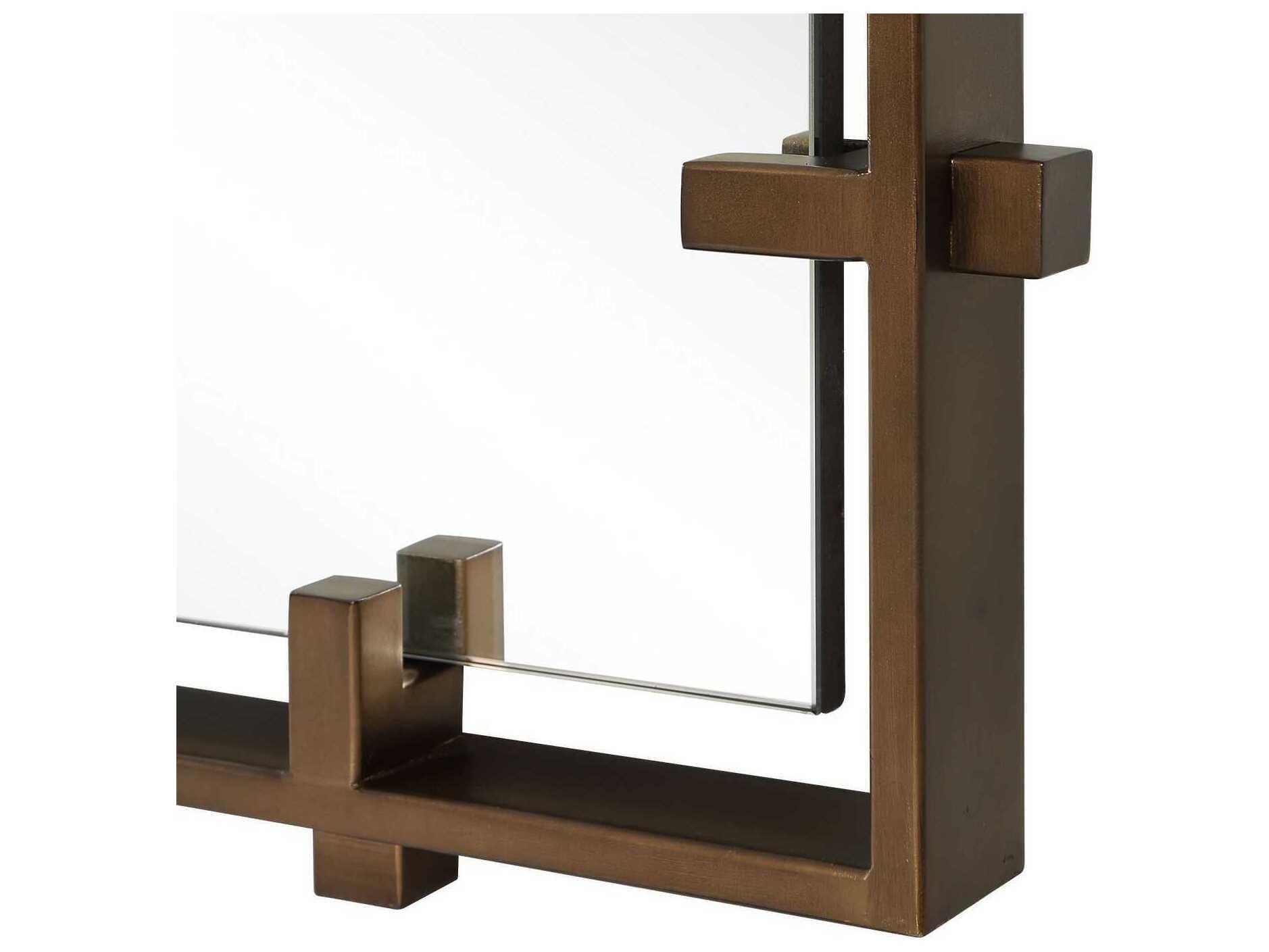 Uttermost Bronze Wall Mirror Rectangular