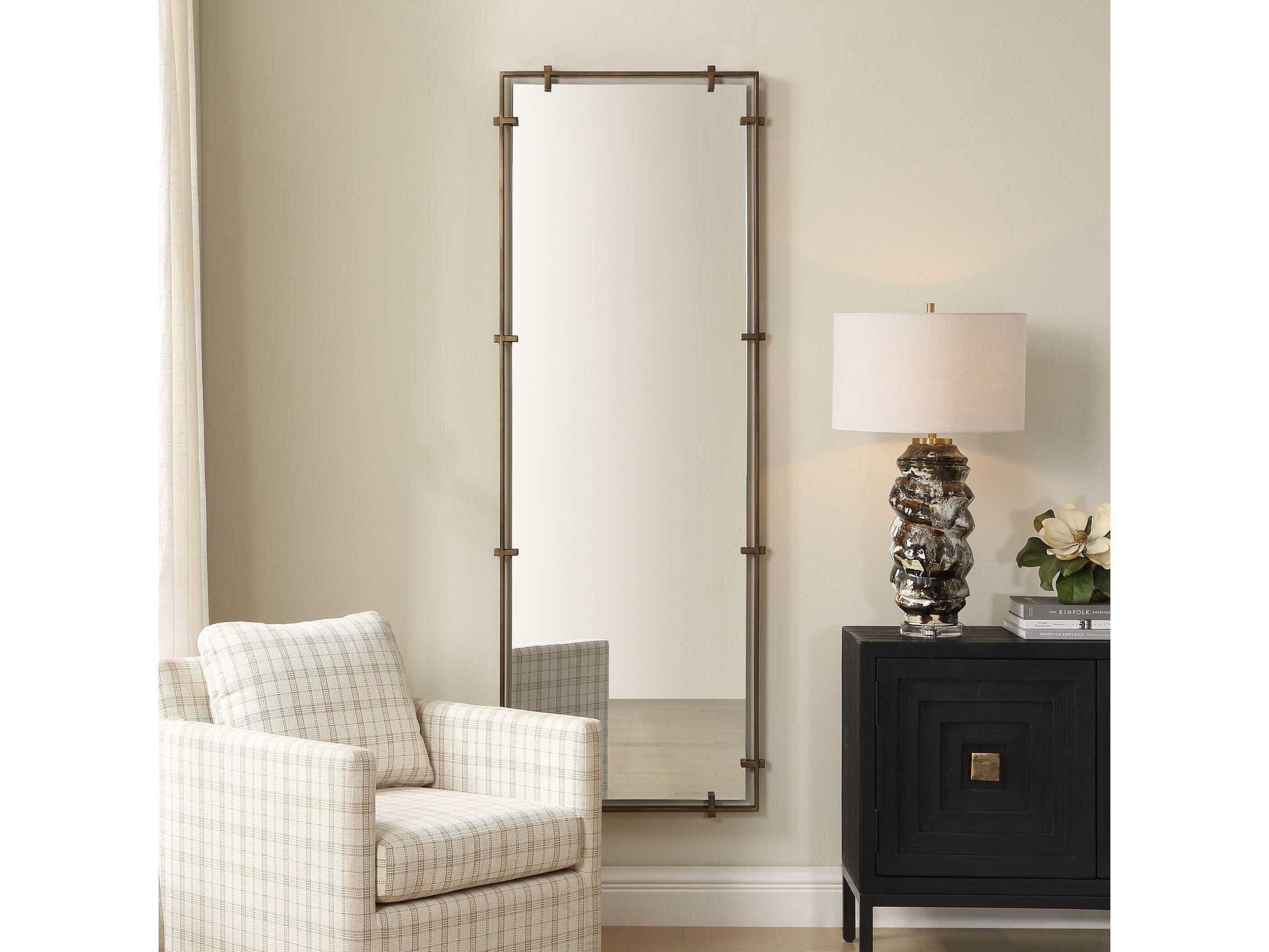 Uttermost Bronze Wall Mirror Rectangular