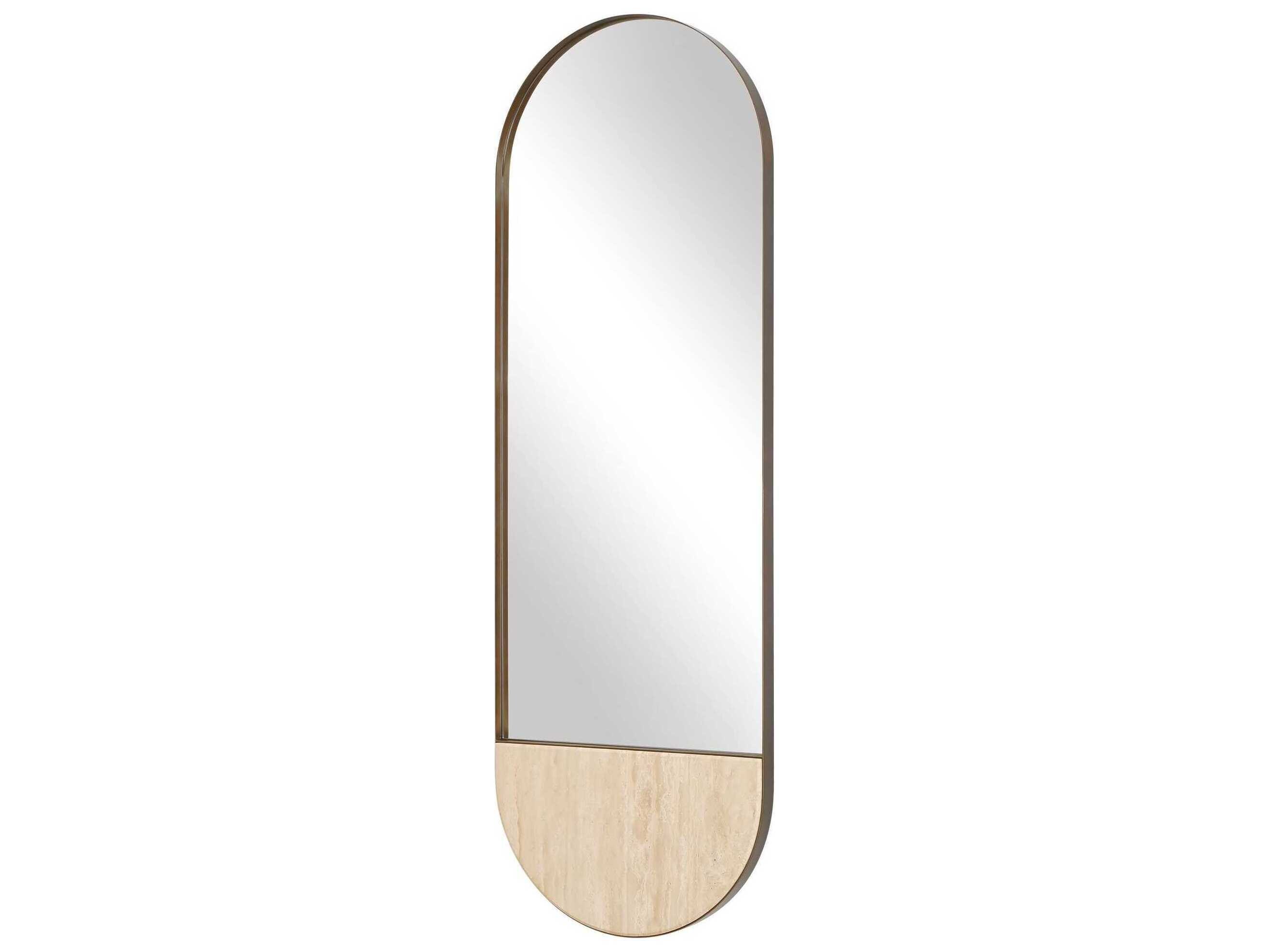 Uttermost Russo Golden Bronze Oval Wall Mirror